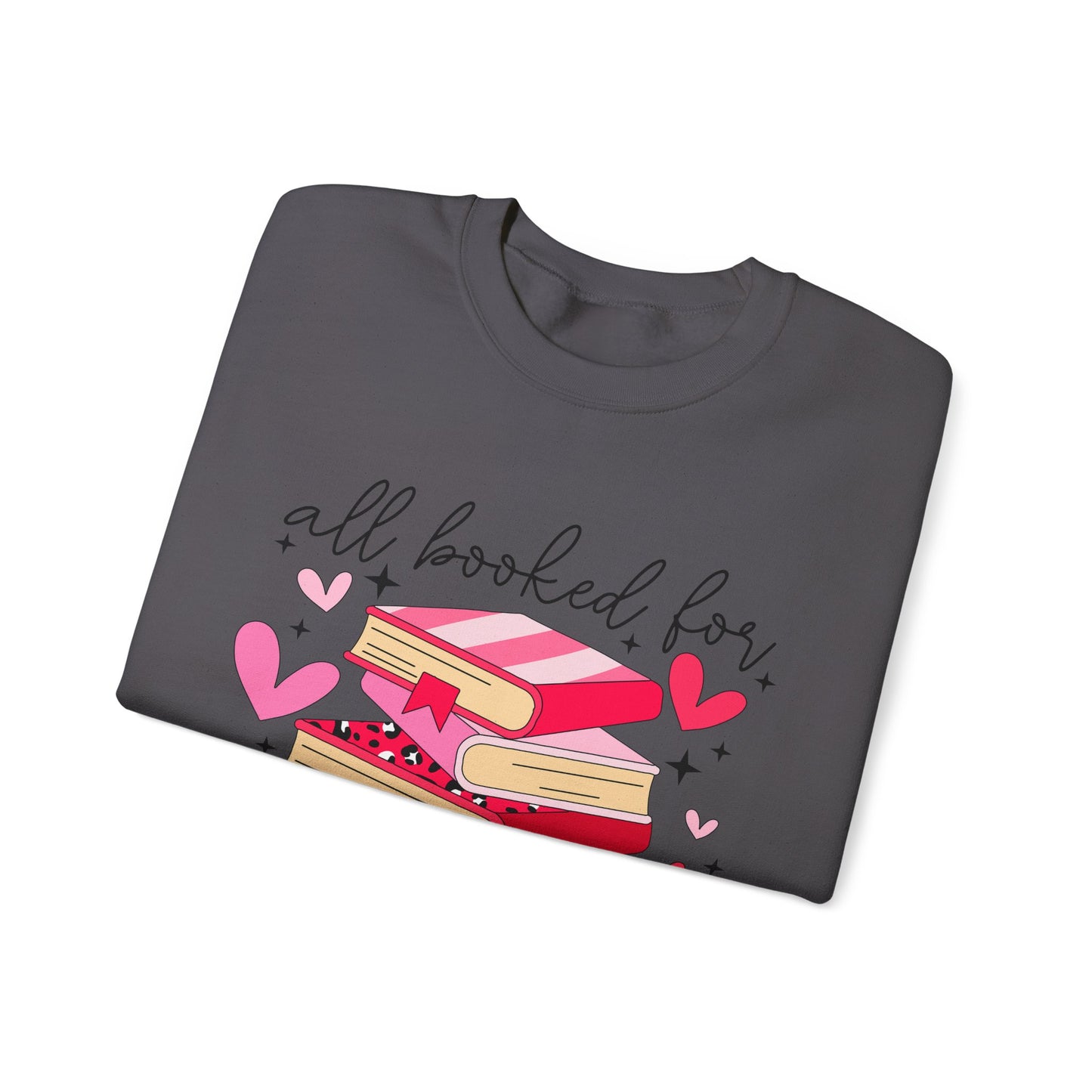 Book Lover Valentine's Day Unisex Sweatshirt - sizes S - 5X