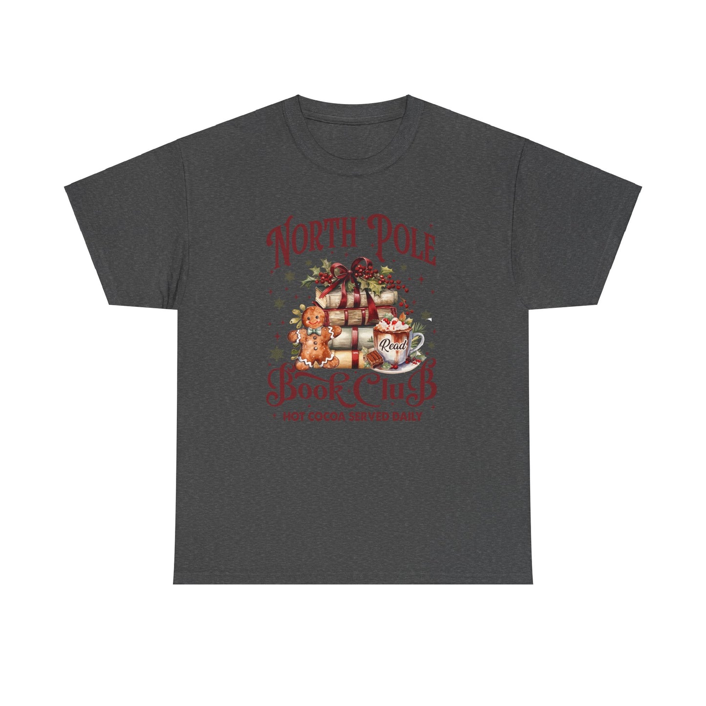 North Pole Book Club Unisex Heavy Cotton Tee - sizes S - 3X