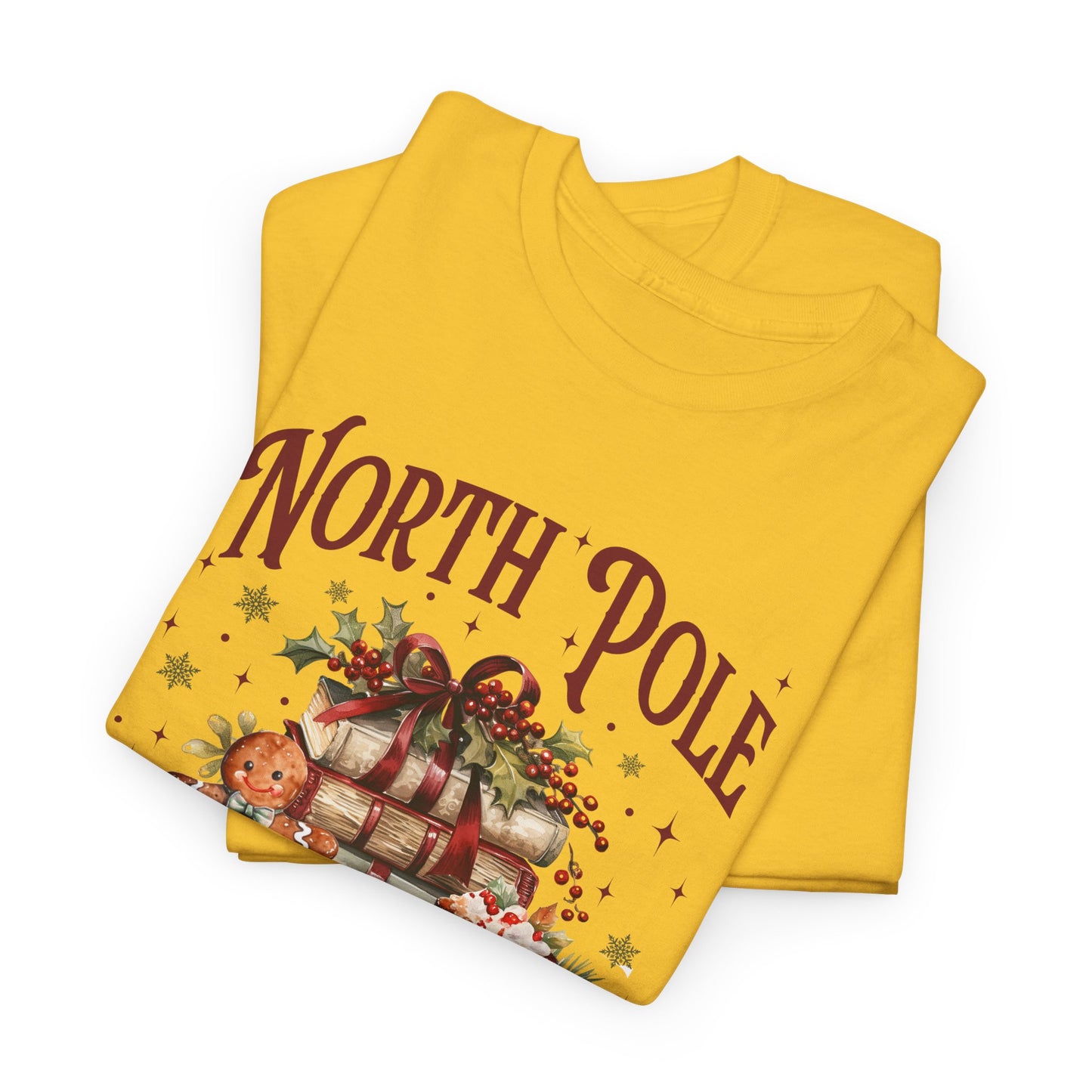 North Pole Book Club Unisex Heavy Cotton Tee - sizes S - 3X