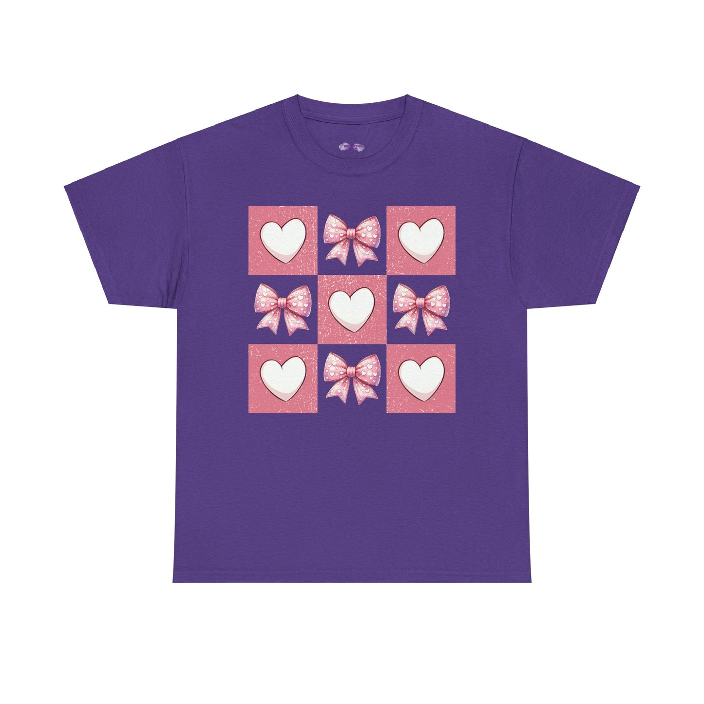 Hearts and Bows Unisex Heavy Cotton Tee - sizes S - 5X