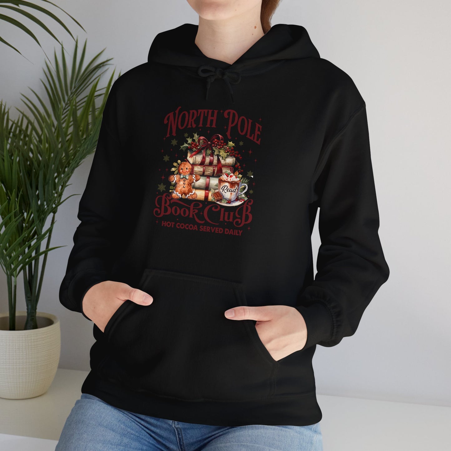 North Pole Book Club Unisex Heavy Blend™ Hooded Sweatshirt - sizes S - 5X