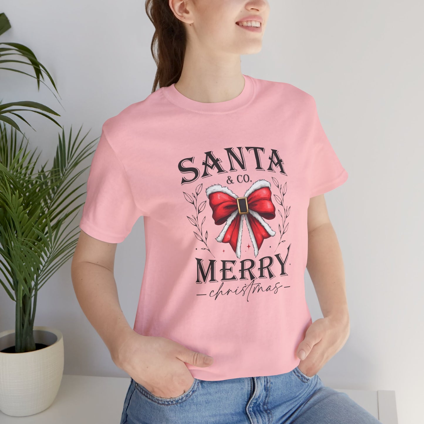 Santa and Co Merry Christmas Unisex Jersey Short Sleeve Tee - sizes S - 5X