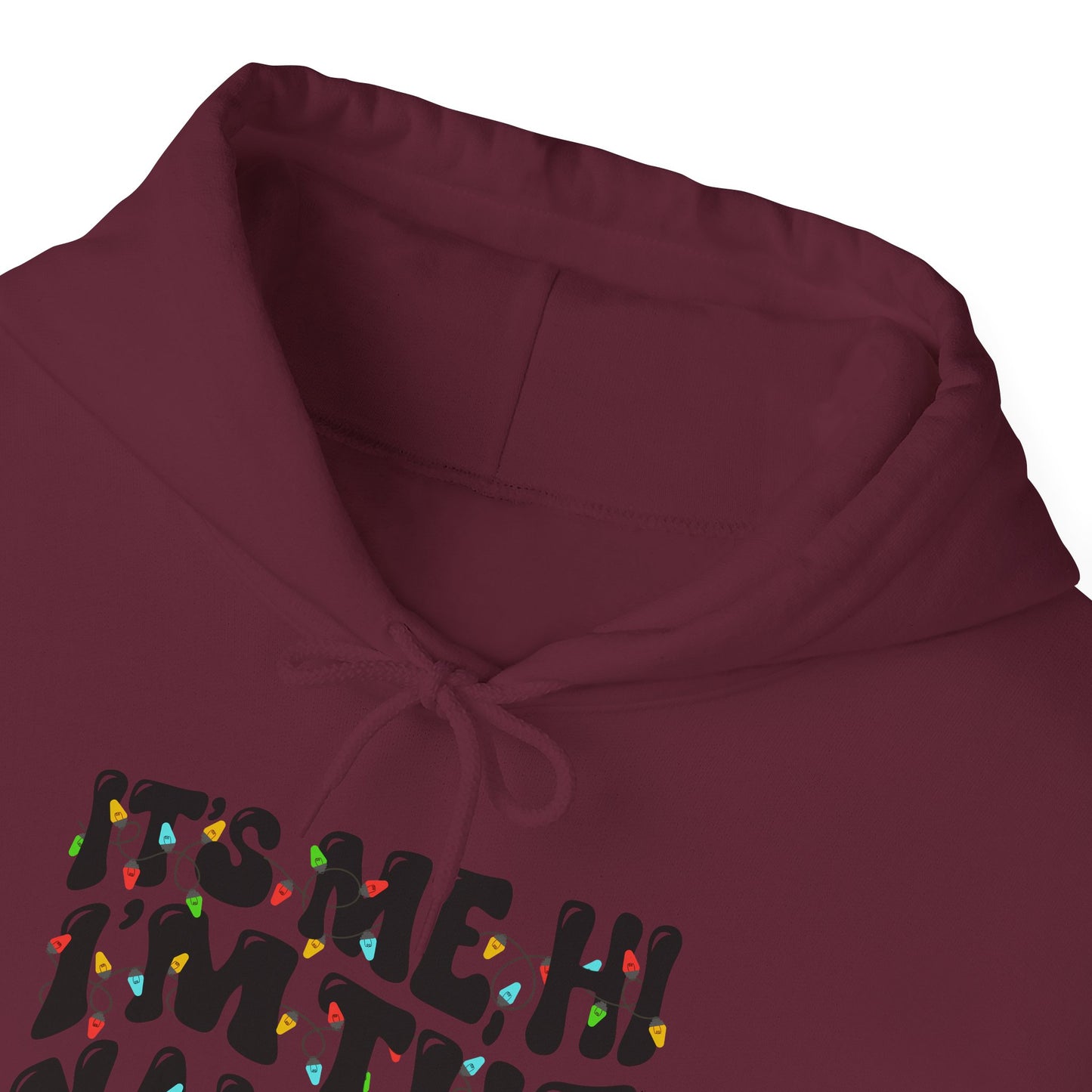 It's me, Hi, I'm the Naughty One Christmas Unisex Hoodie - Holiday Fun Cozy Sweatshirt - size X-5X