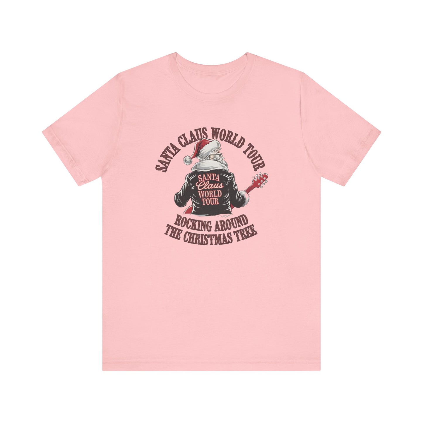 Santa Claus World Tour Tee - Festive Christmas Unisex Jersey Short SleeveT-Shirt - sizes S-3X