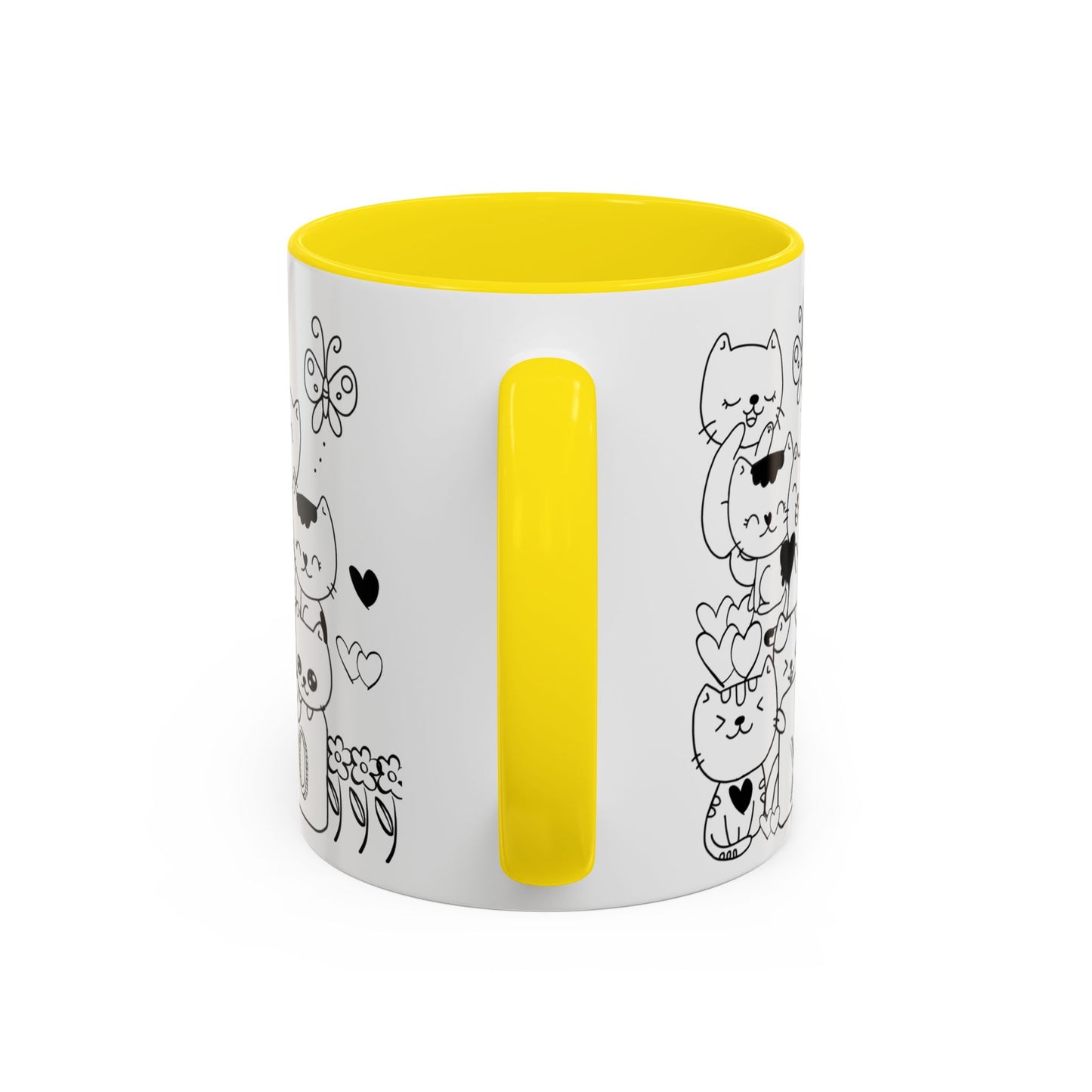 Coffee Mug - Valentine's Day Cat Love Mug for Cat Lovers