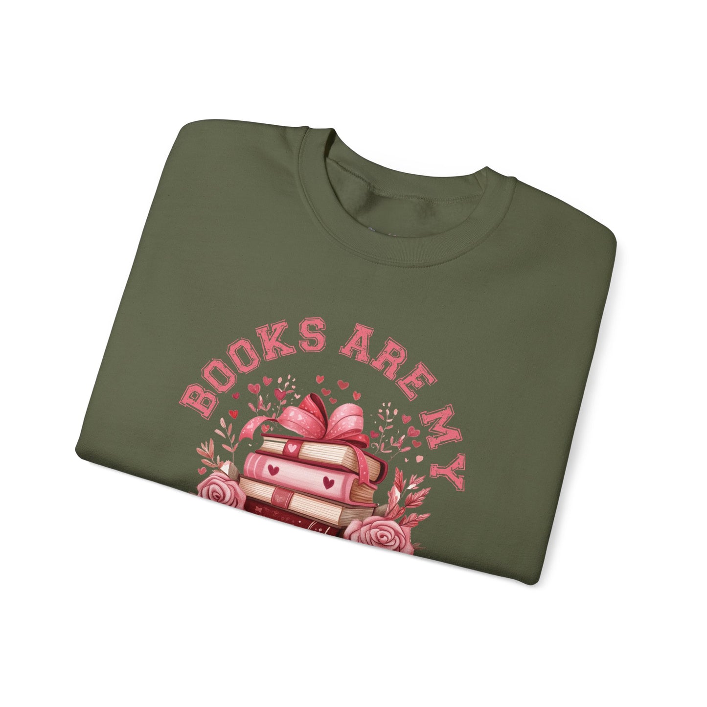Books are my Love Language Unisex Heavy Blend Crewneck Sweatshirt - size S - 5X