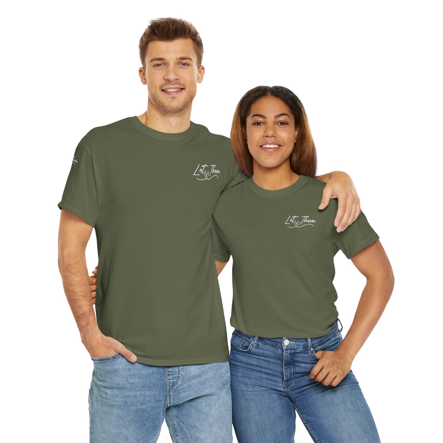 Let Them Unisex Heavy Cotton Tee