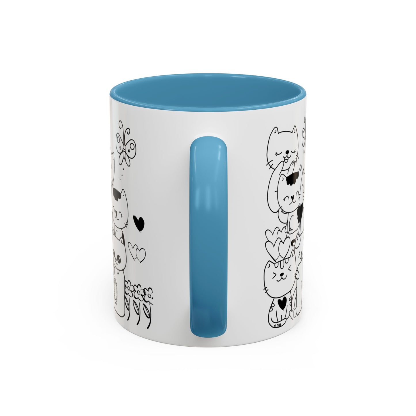 Coffee Mug - Valentine's Day Cat Love Mug for Cat Lovers