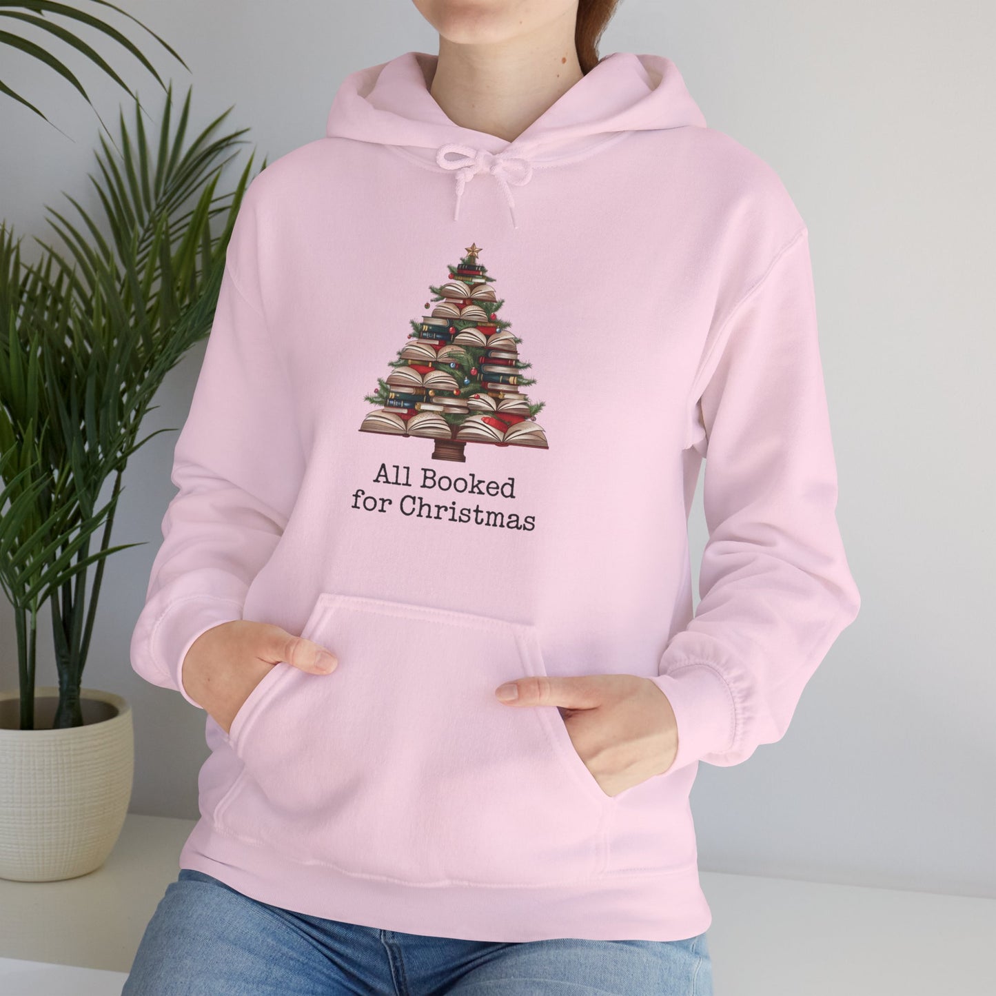 All Booked for Christmas Unisex Heavy Blend™ Hooded Sweatshirt - sizes S - 3X