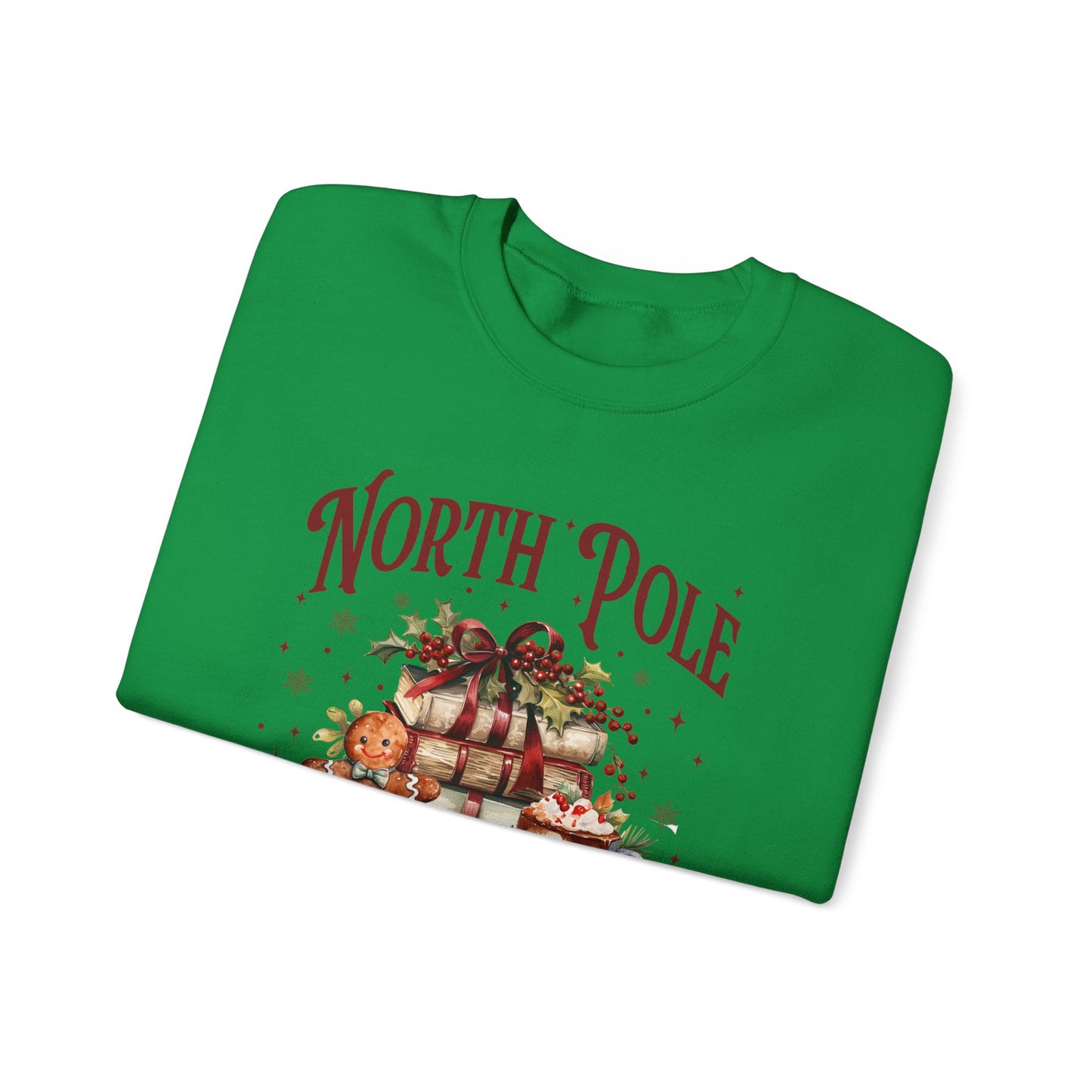 North Pole Book Club Unisex Heavy Blend™ Crewneck Sweatshirt - size S - 3X