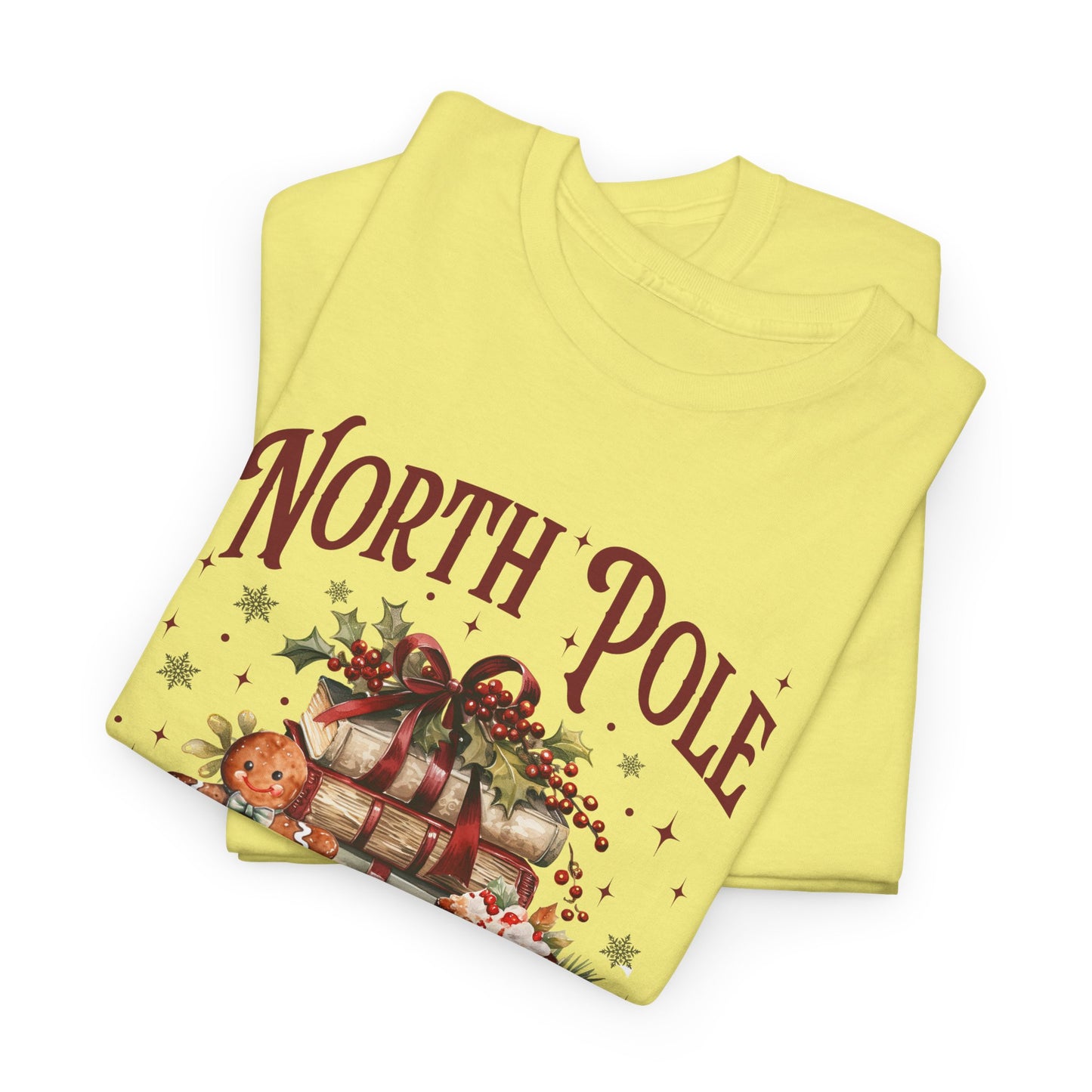 North Pole Book Club Unisex Heavy Cotton Tee - sizes S - 3X