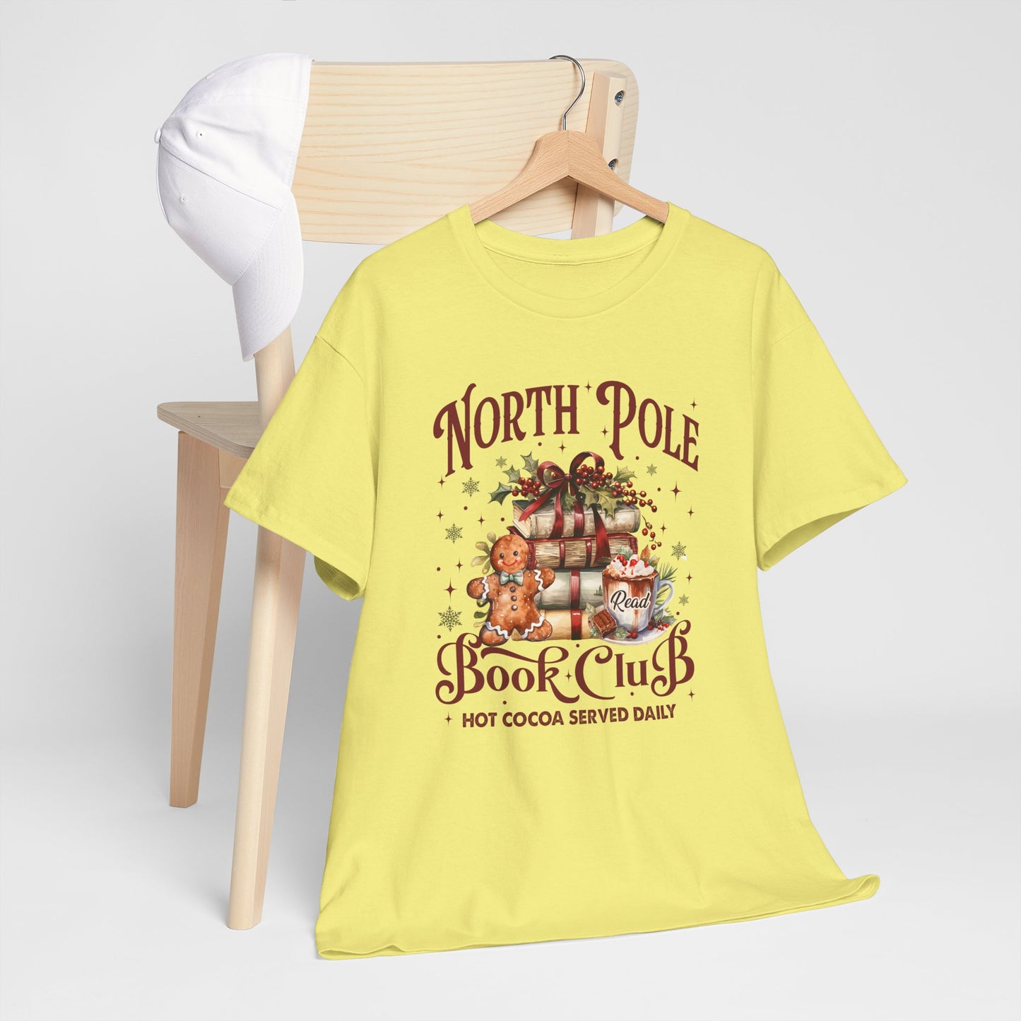 North Pole Book Club Unisex Heavy Cotton Tee - sizes S - 3X