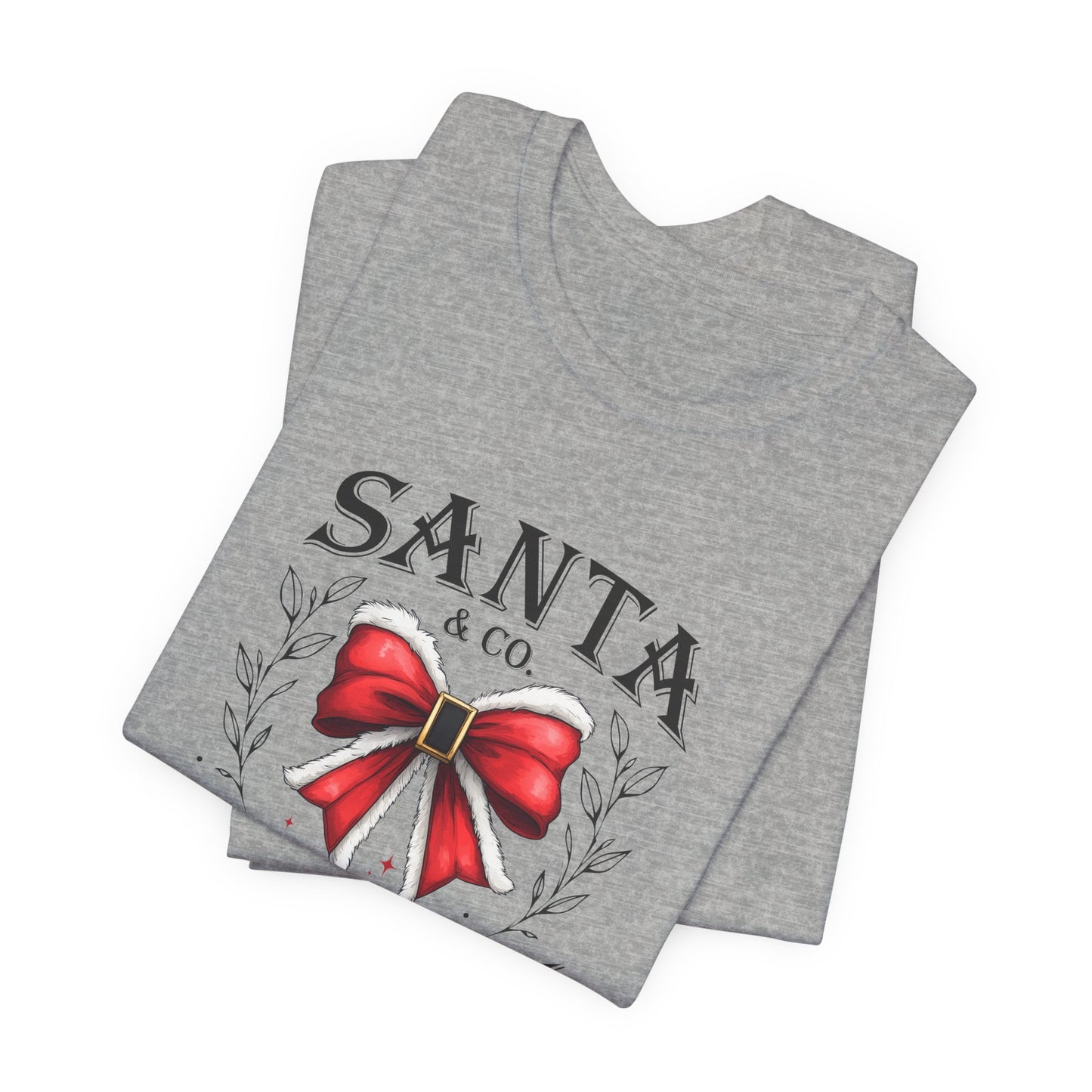 Santa and Co Merry Christmas Unisex Jersey Short Sleeve Tee - sizes S - 5X