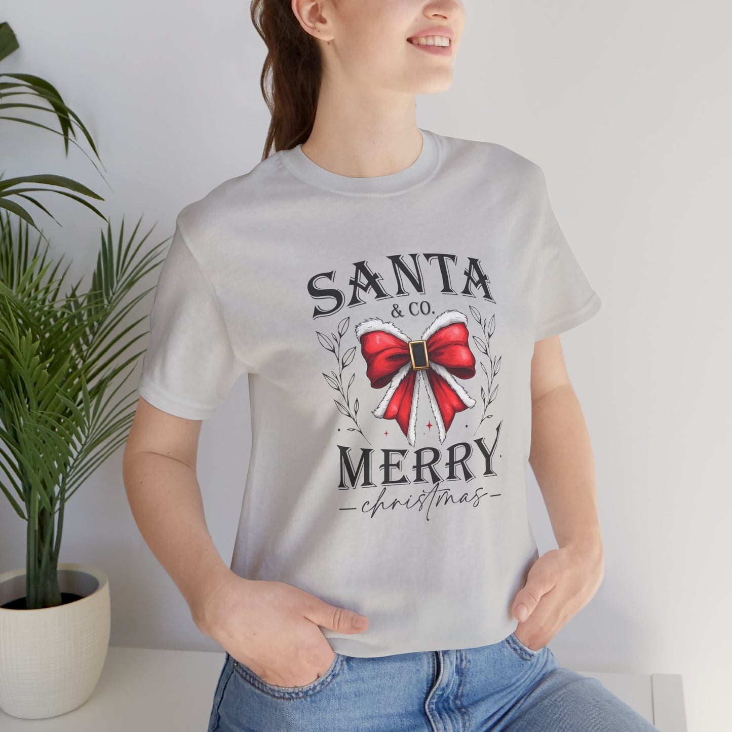 Santa and Co Merry Christmas Unisex Jersey Short Sleeve Tee - sizes S - 5X