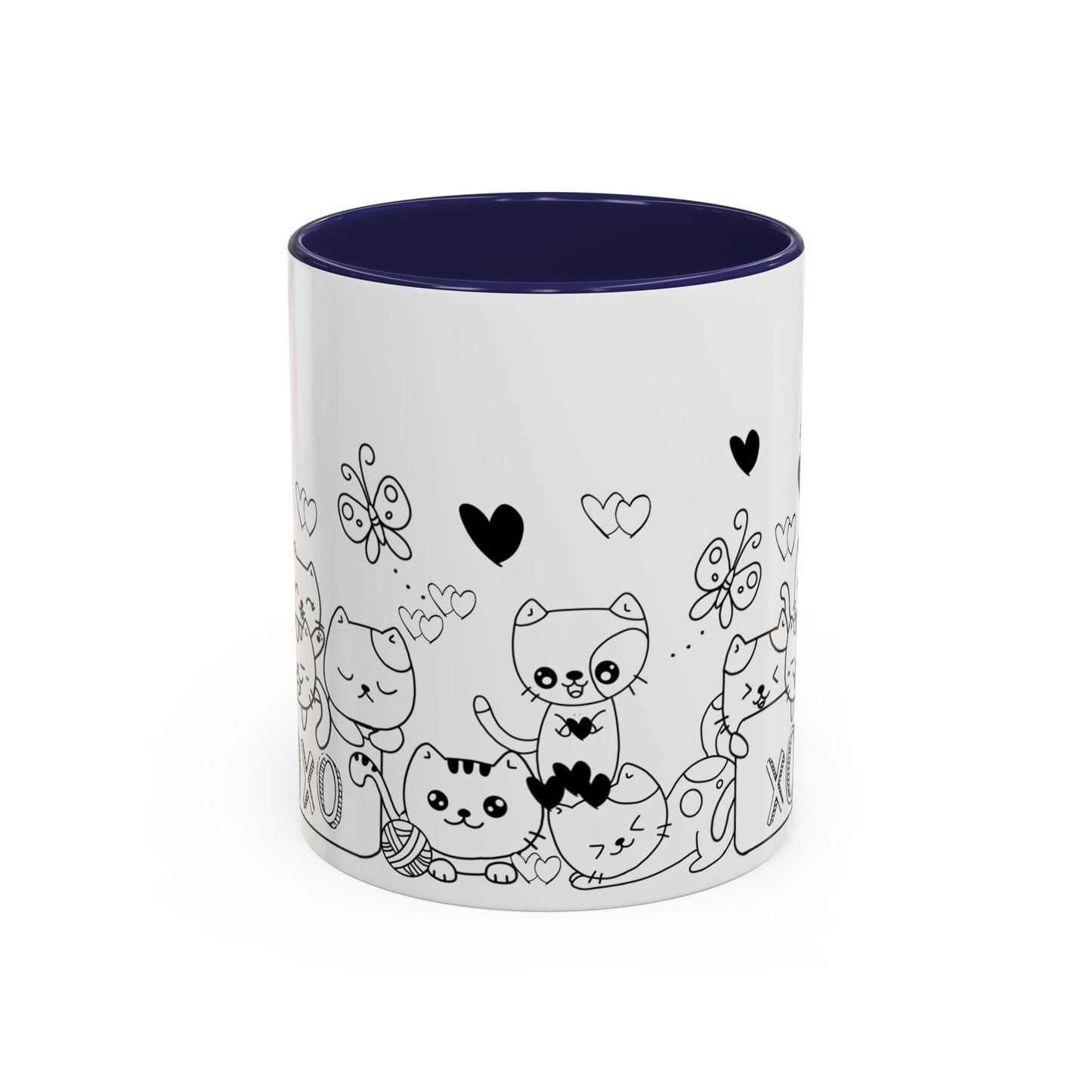 Coffee Mug - Valentine's Day Cat Love Mug for Cat Lovers