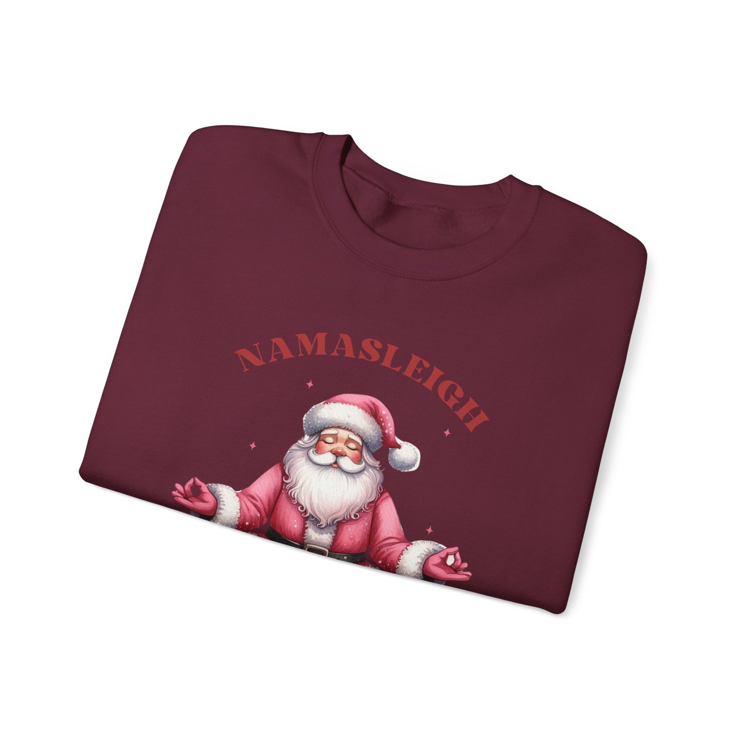 Santa Namasleigh Unisex Heavy Blend™ Crewneck Sweatshirt - size S - 3X