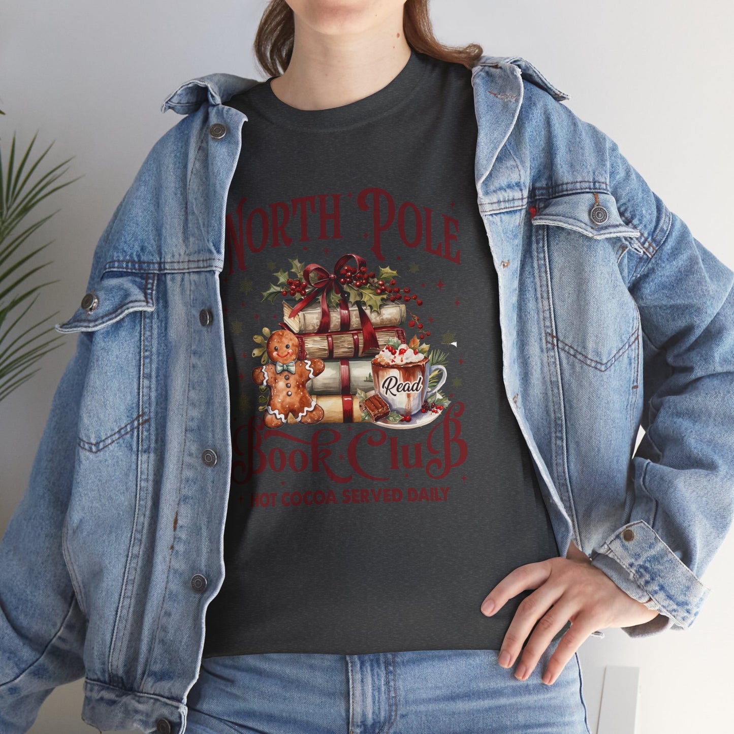 North Pole Book Club Unisex Heavy Cotton Tee - sizes S - 3X