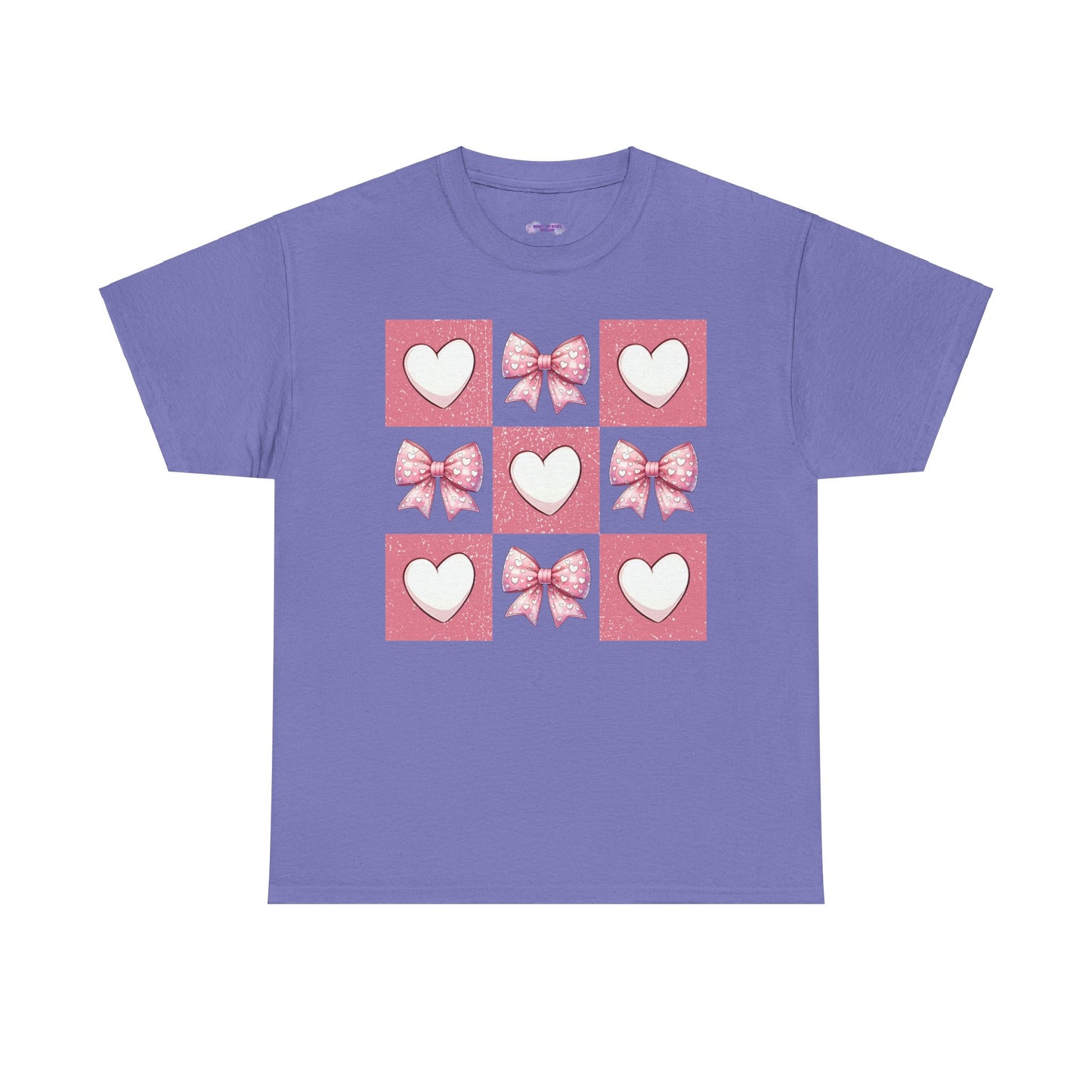 Hearts and Bows Unisex Heavy Cotton Tee - sizes S - 5X