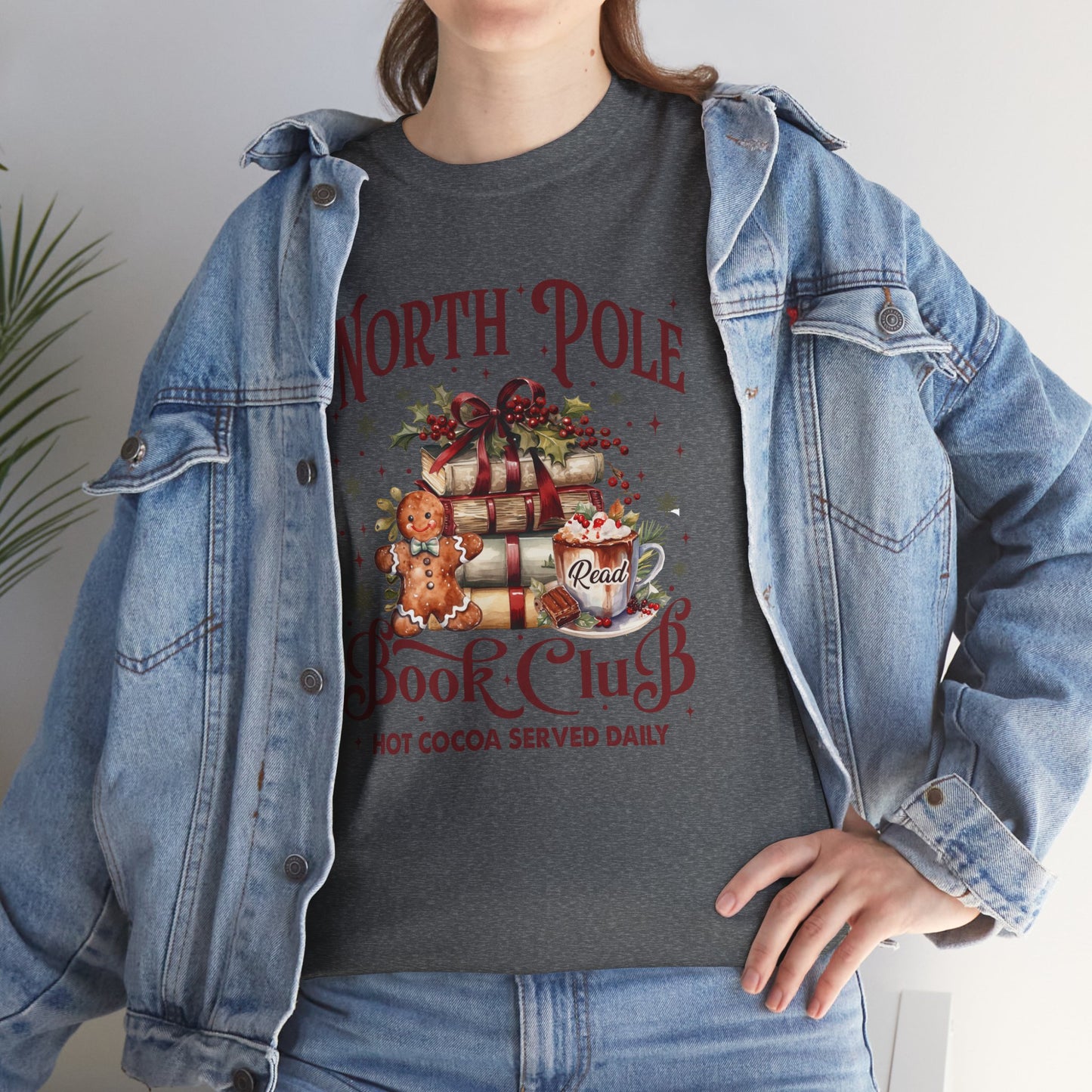 North Pole Book Club Unisex Heavy Cotton Tee - sizes S - 3X