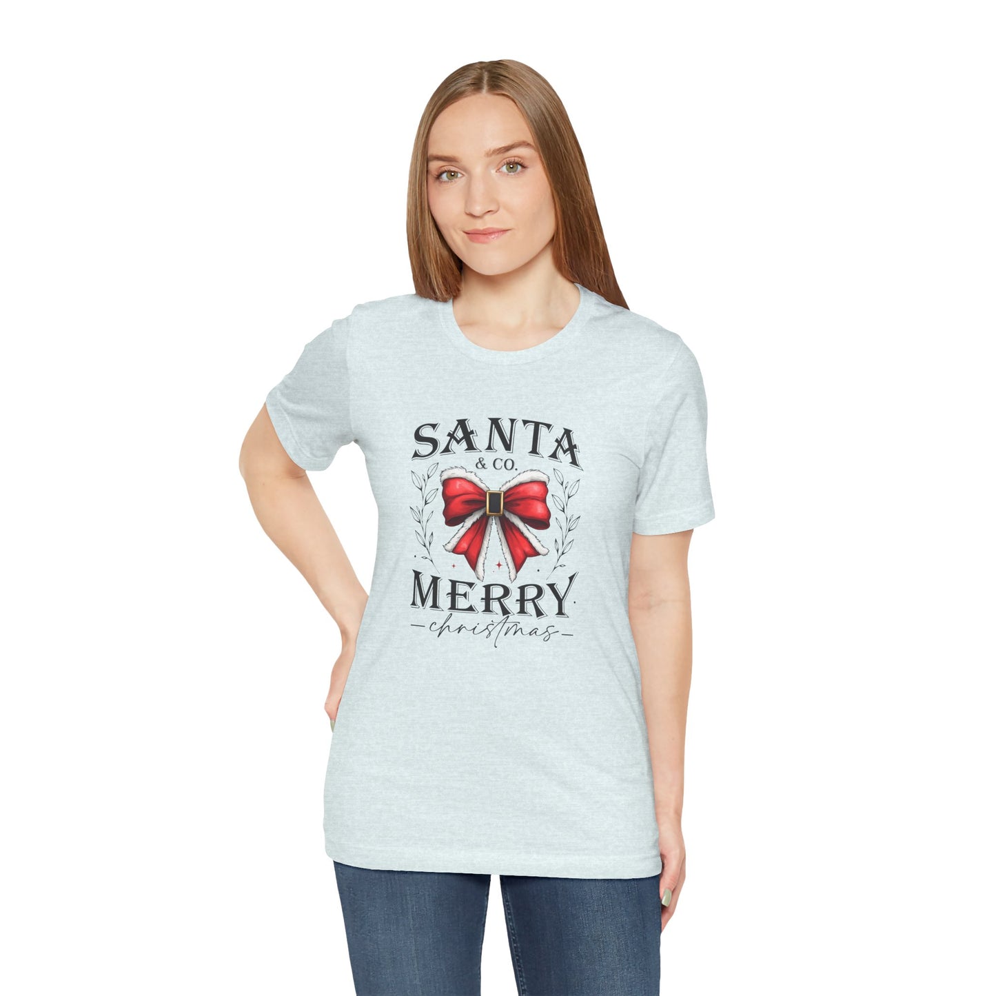Santa and Co Merry Christmas Unisex Jersey Short Sleeve Tee - sizes S - 3X