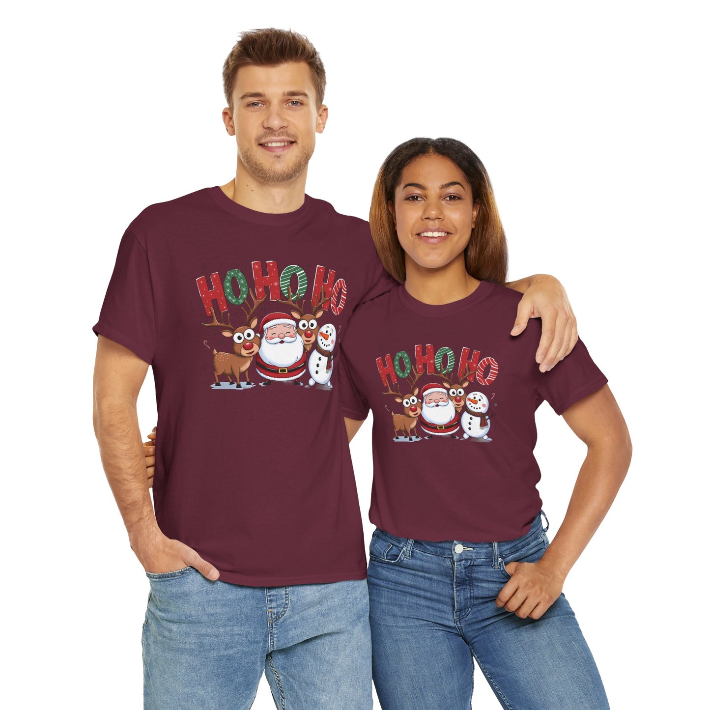 HoHoHo Unisex Heavy Cotton Tee - sizes S - 5X
