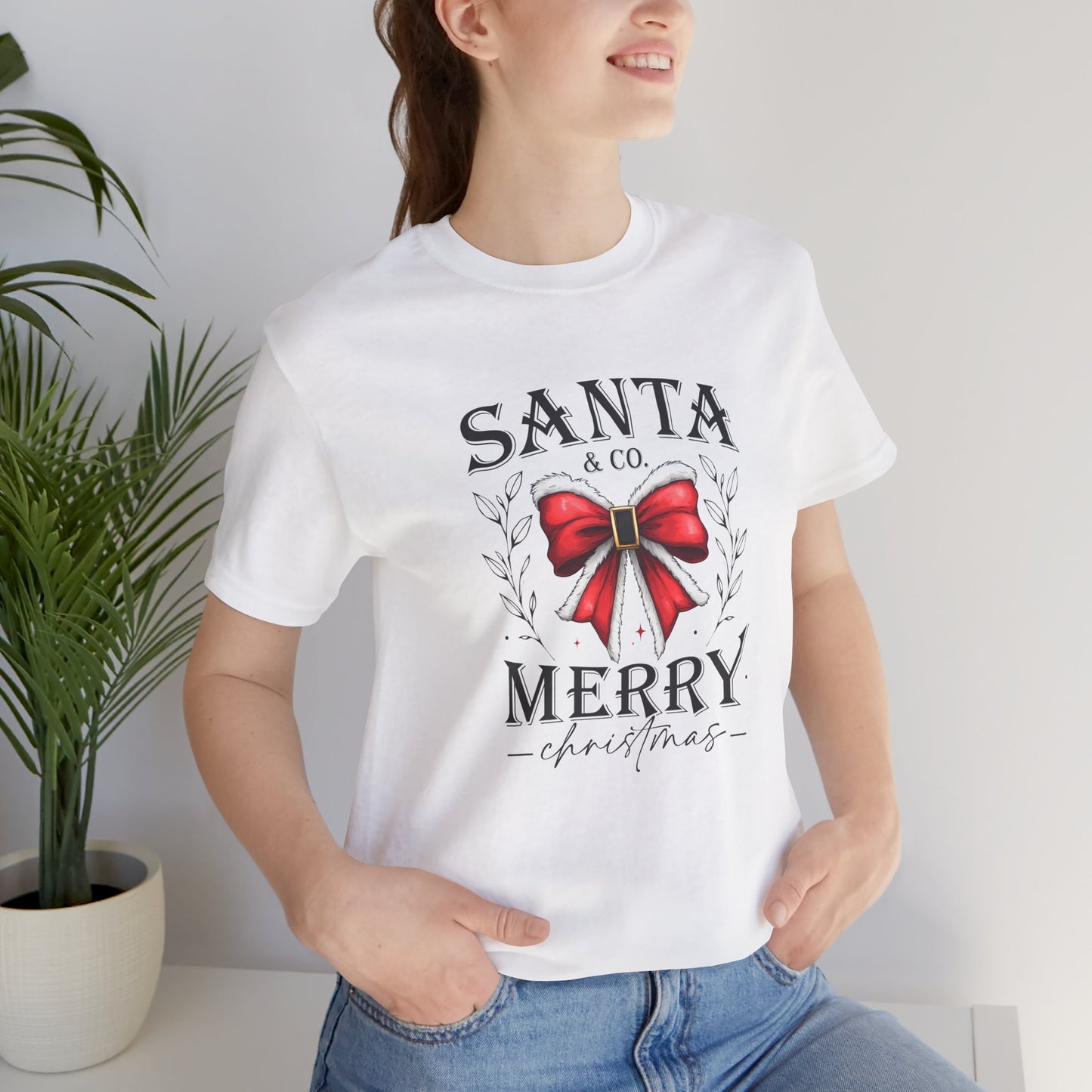 Santa and Co Merry Christmas Unisex Jersey Short Sleeve Tee - sizes S - 3X