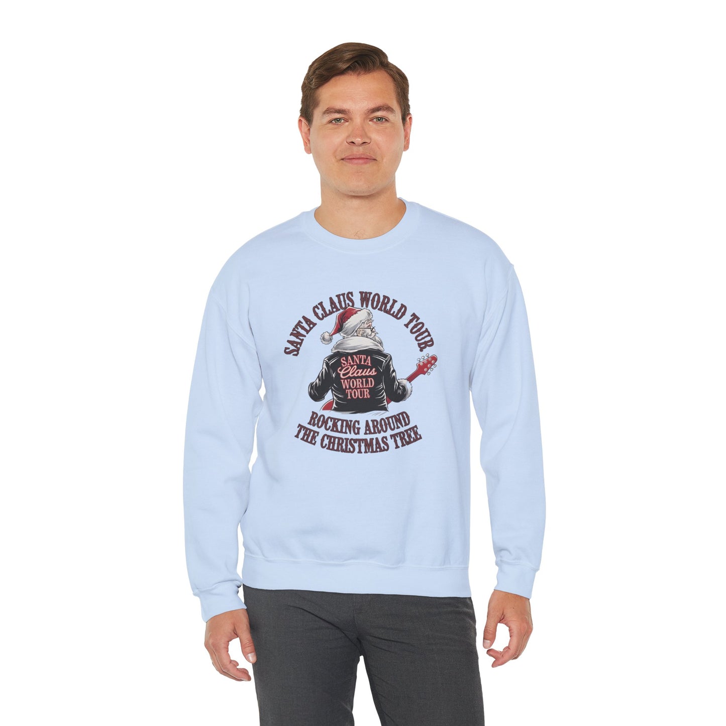 Santa Claus World Tour Unisex Heavy Blend™ Crewneck Sweatshirt - sizes S-3X