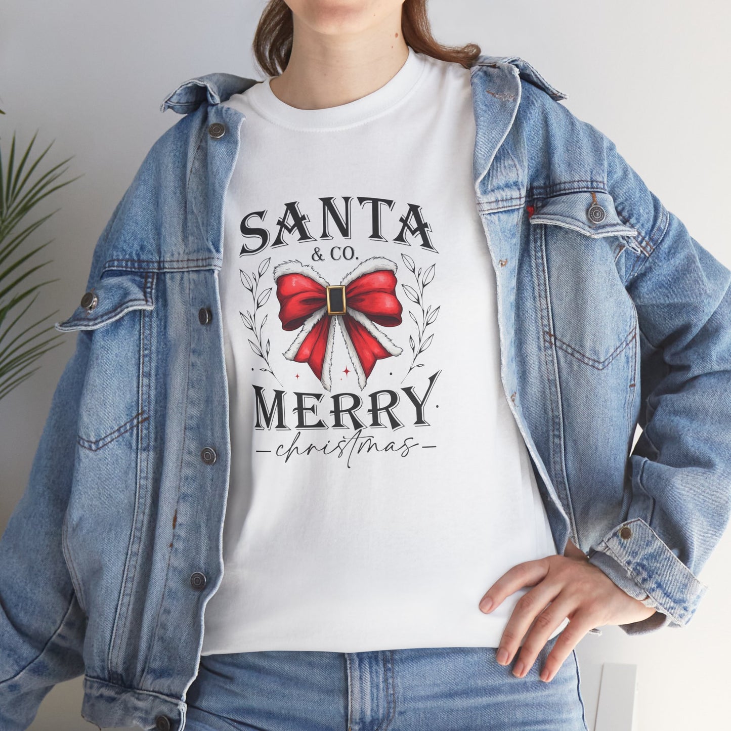 Santa and Company Merry Christmas Unisex Heavy Cotton Tee - sizes S - 5X