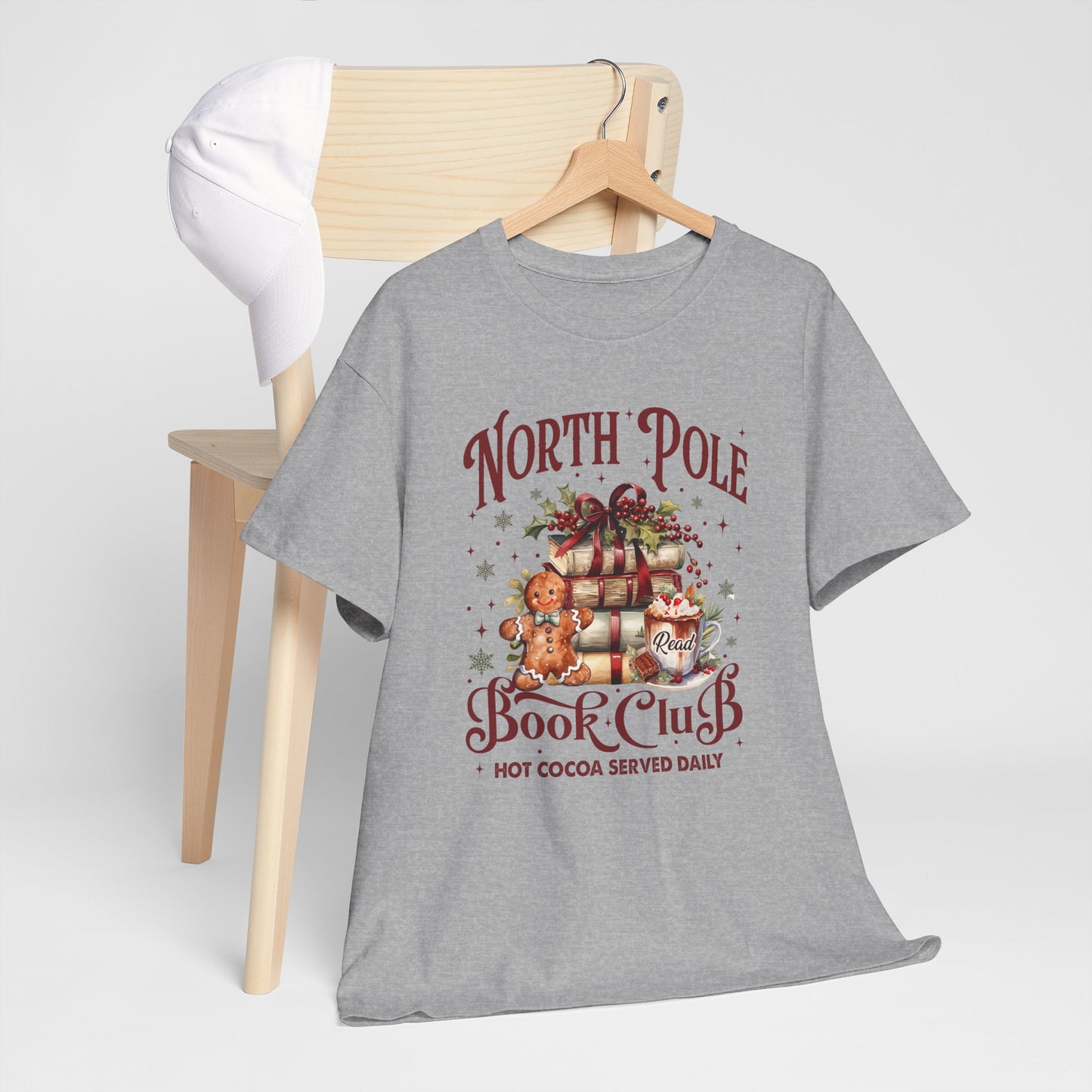 North Pole Book Club Unisex Heavy Cotton Tee - sizes S - 3X