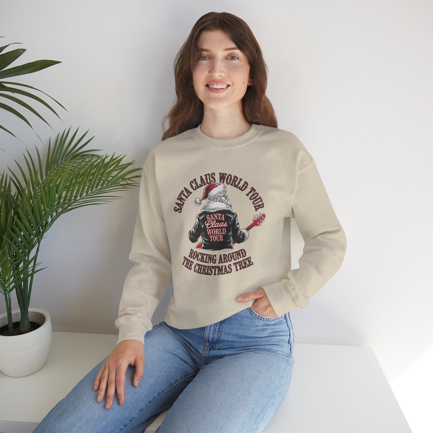 Santa Claus World Tour Unisex Heavy Blend™ Crewneck Sweatshirt - sizes S-3X