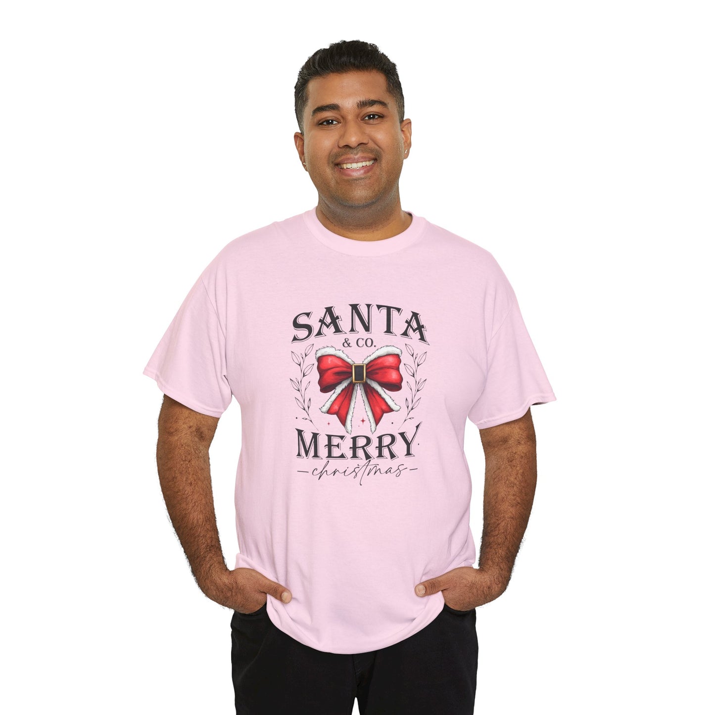 Santa and Company Merry Christmas Unisex Heavy Cotton Tee - sizes S - 5X