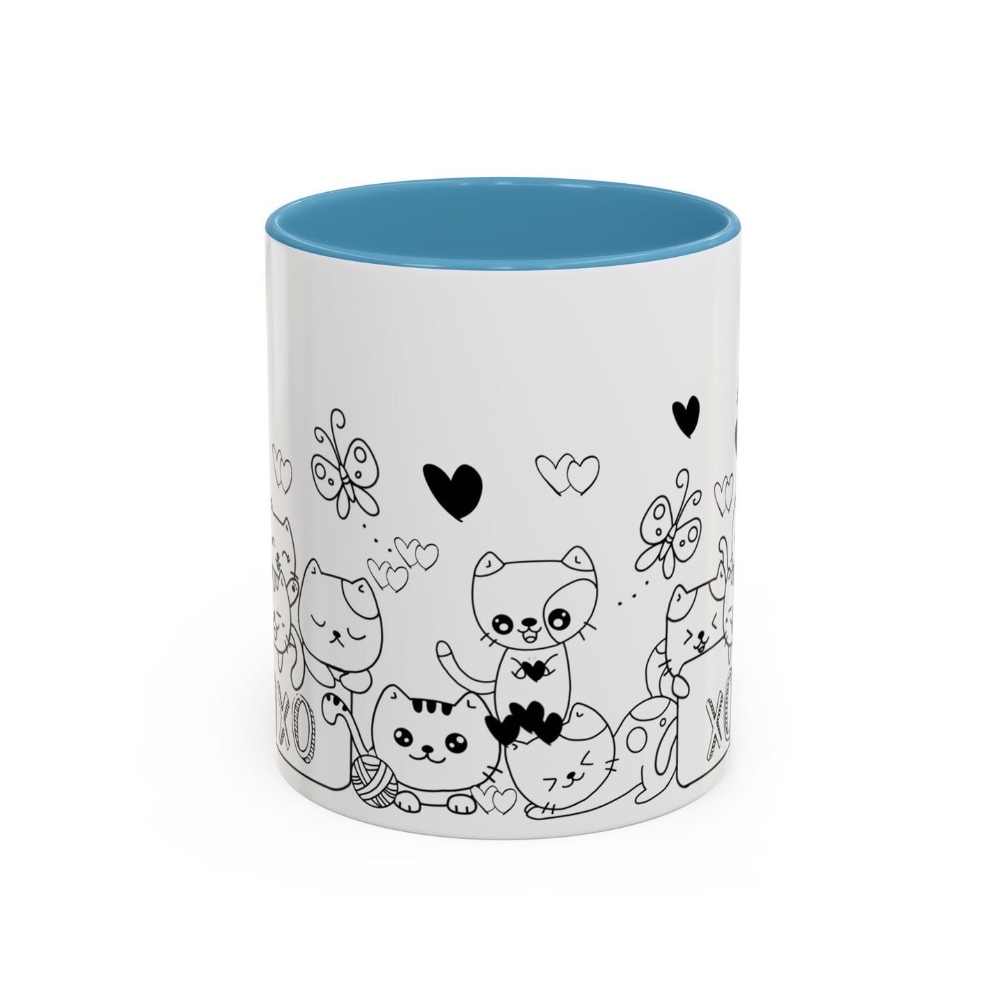 Coffee Mug - Valentine's Day Cat Love Mug for Cat Lovers