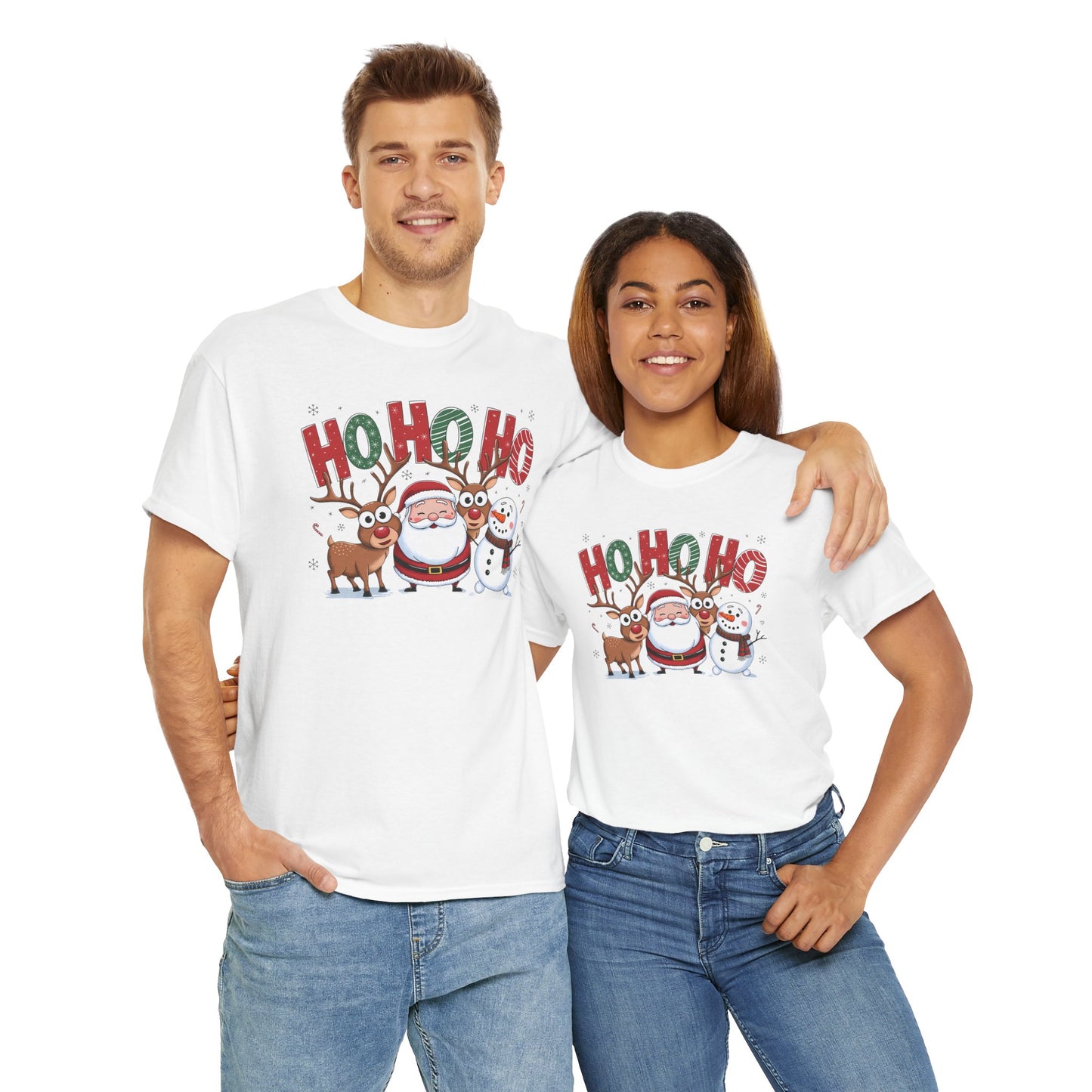 HoHoHo Unisex Heavy Cotton Tee - sizes S - 5X
