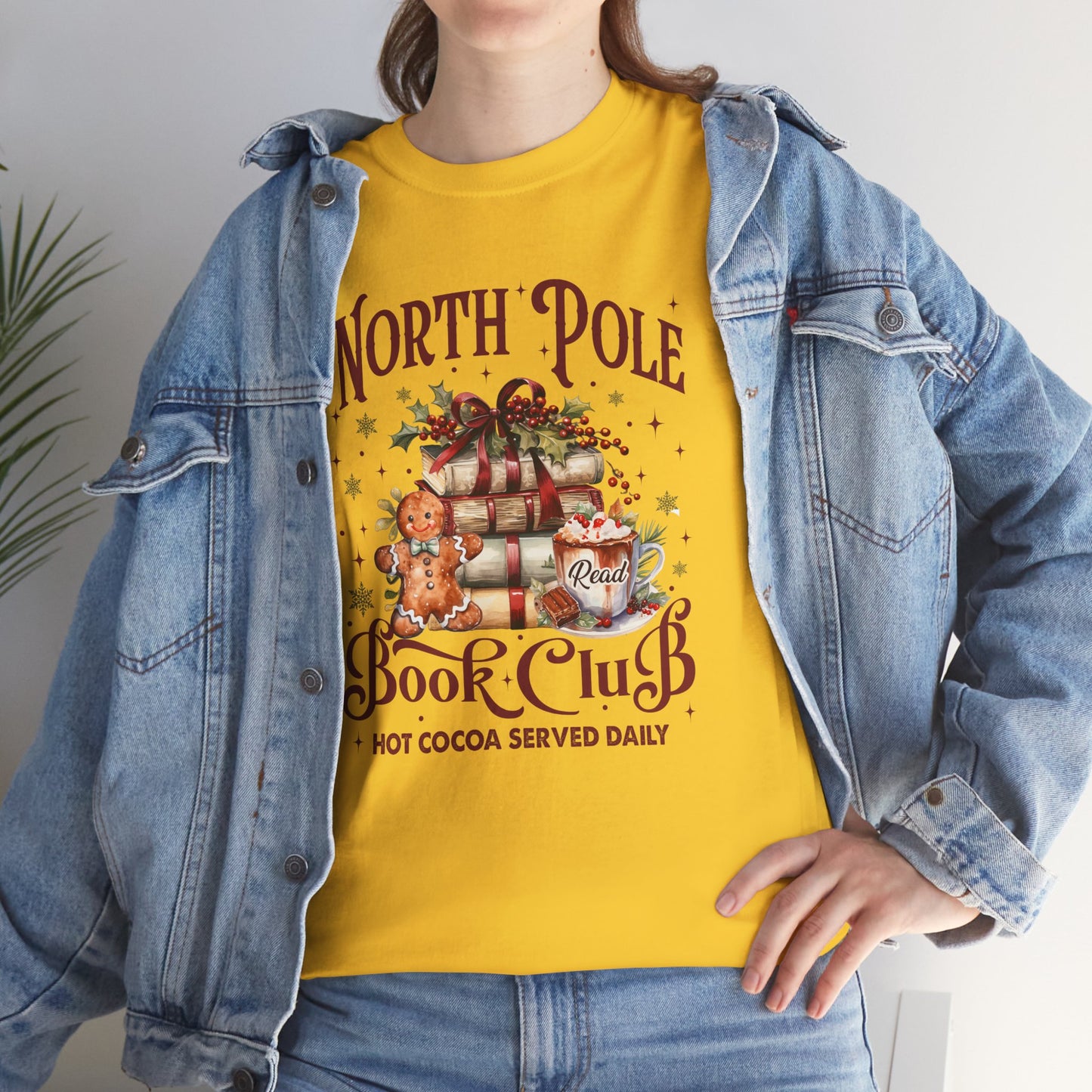North Pole Book Club Unisex Heavy Cotton Tee - sizes S - 3X