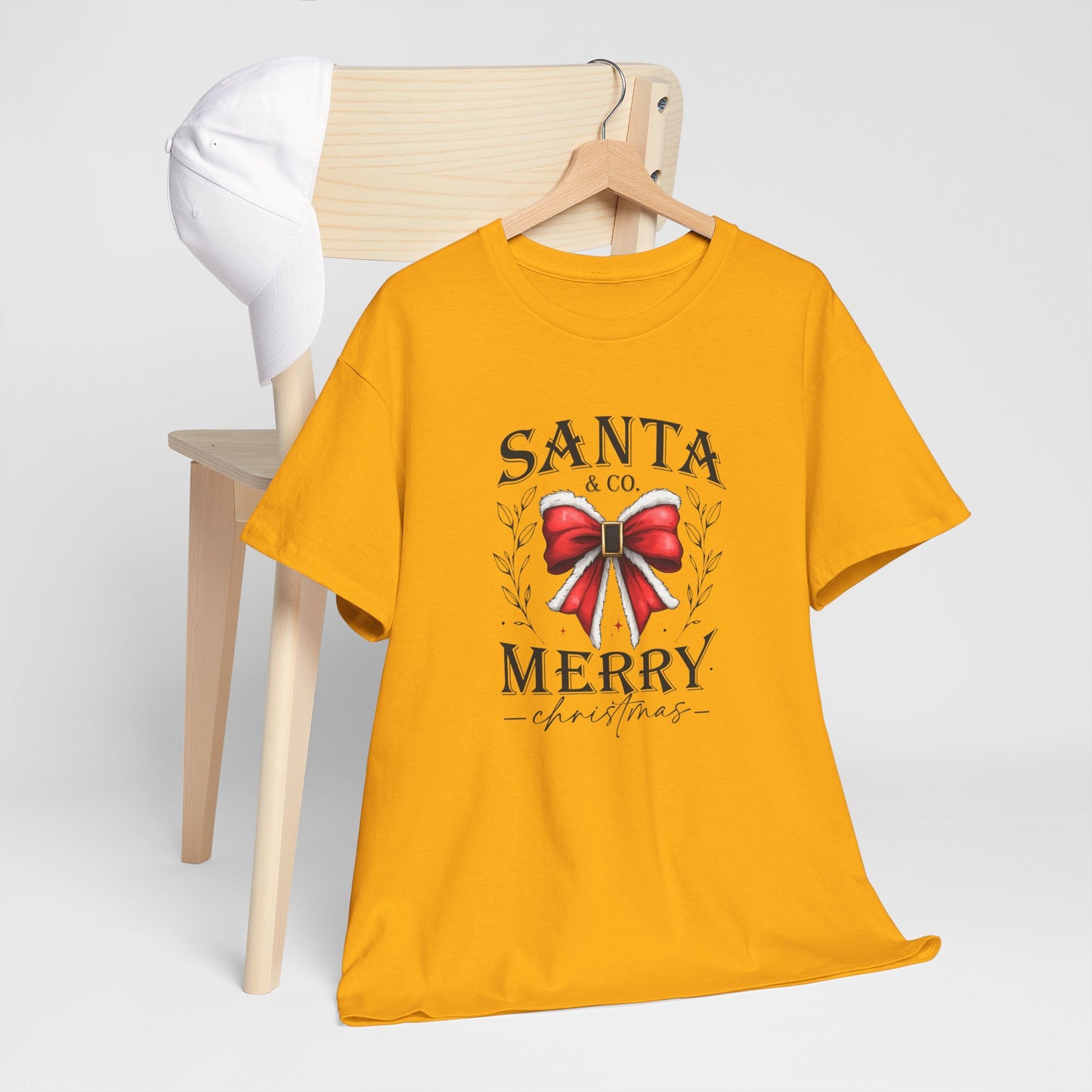 Santa and Company Merry Christmas Unisex Heavy Cotton Tee - sizes S - 5X