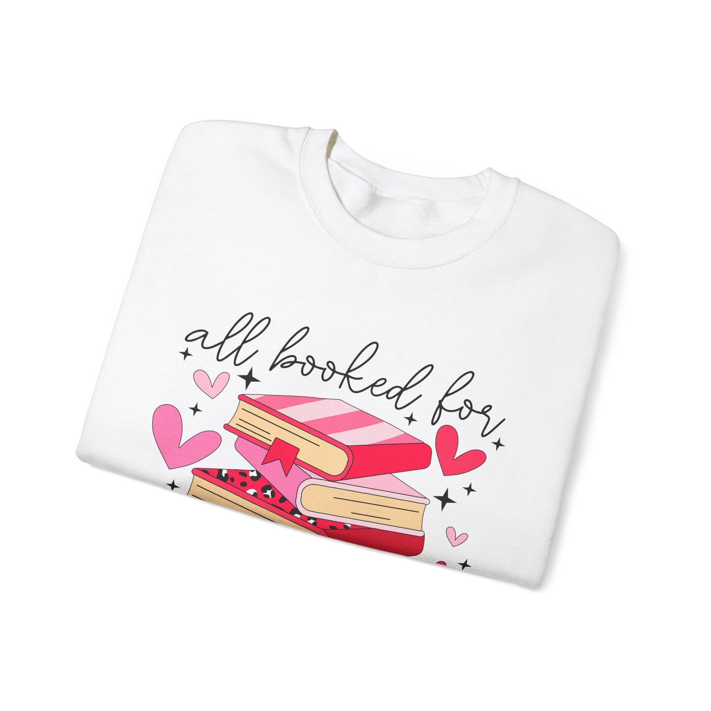 Book Lover Valentine's Day Unisex Sweatshirt - sizes S - 5X