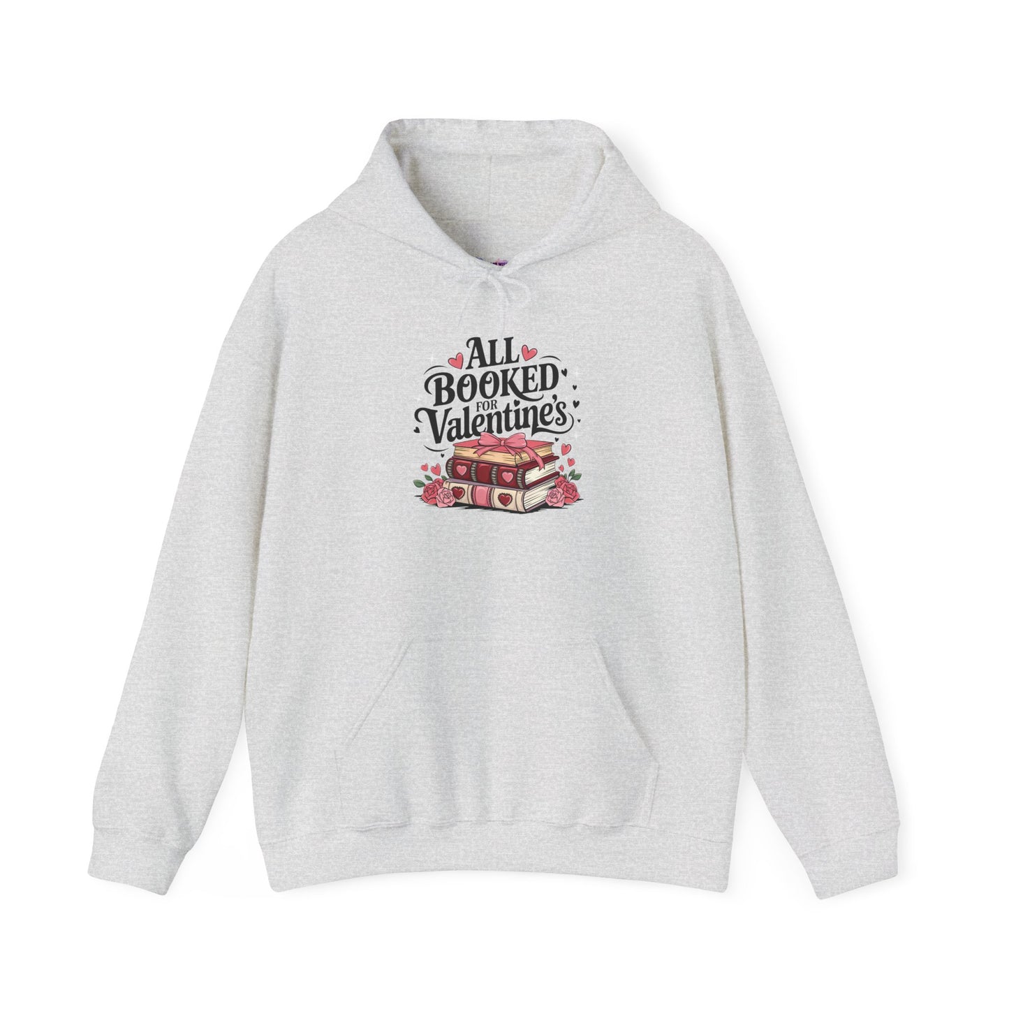 Valentine's Day All Booked Unisex Hooded Sweatshirt
