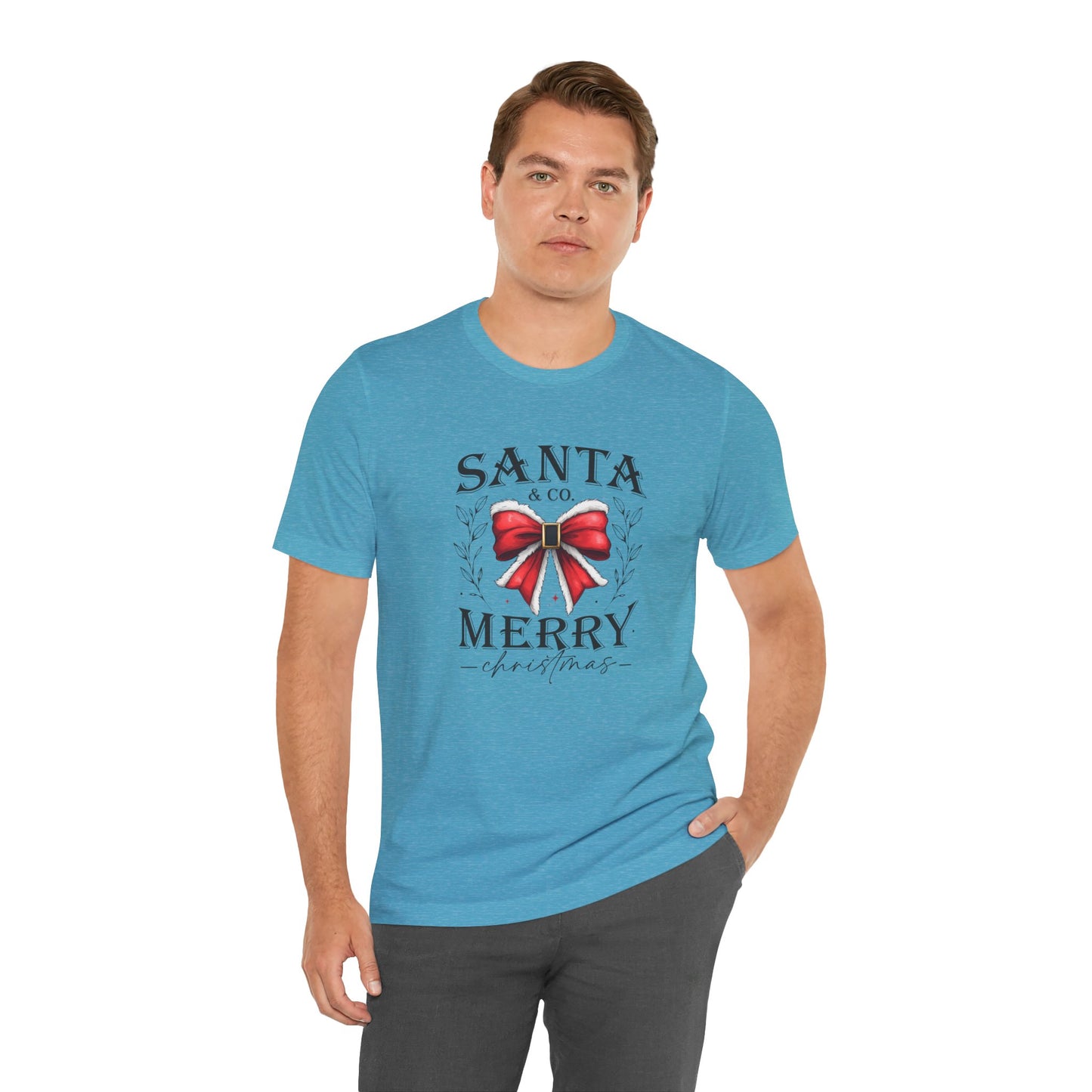 Santa and Co Merry Christmas Unisex Jersey Short Sleeve Tee - sizes S - 3X