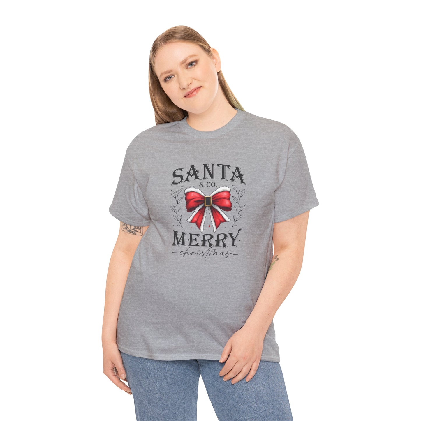 Santa and Company Merry Christmas Unisex Heavy Cotton Tee - sizes S - 5X