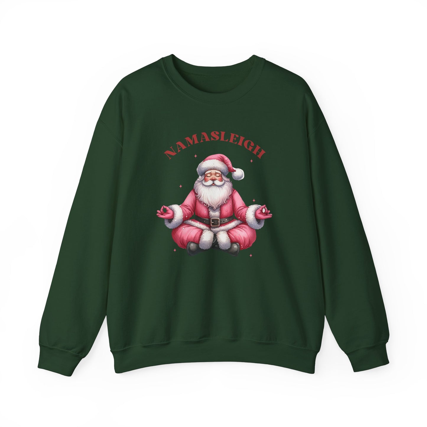 Santa Namasleigh Unisex Heavy Blend™ Crewneck Sweatshirt - size S - 3X