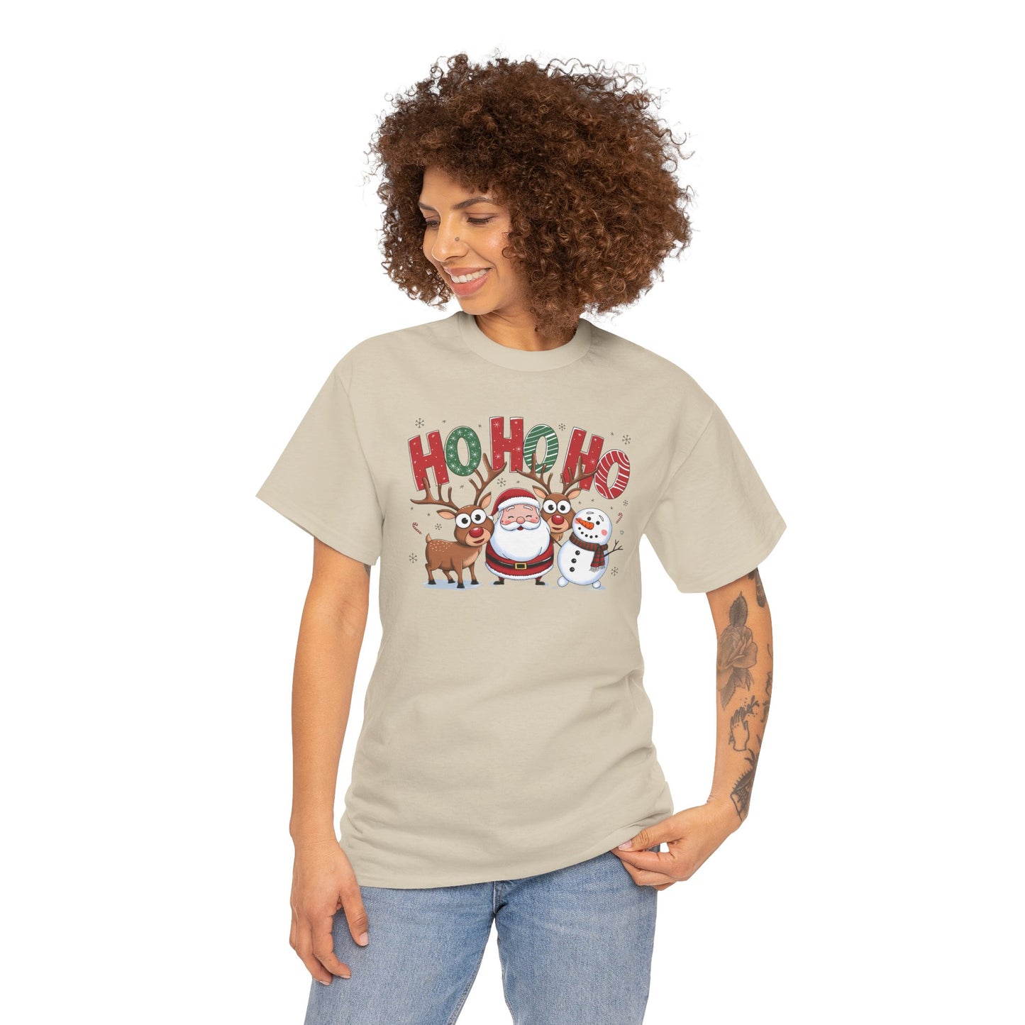 HoHoHo Unisex Heavy Cotton Tee - sizes S - 5X