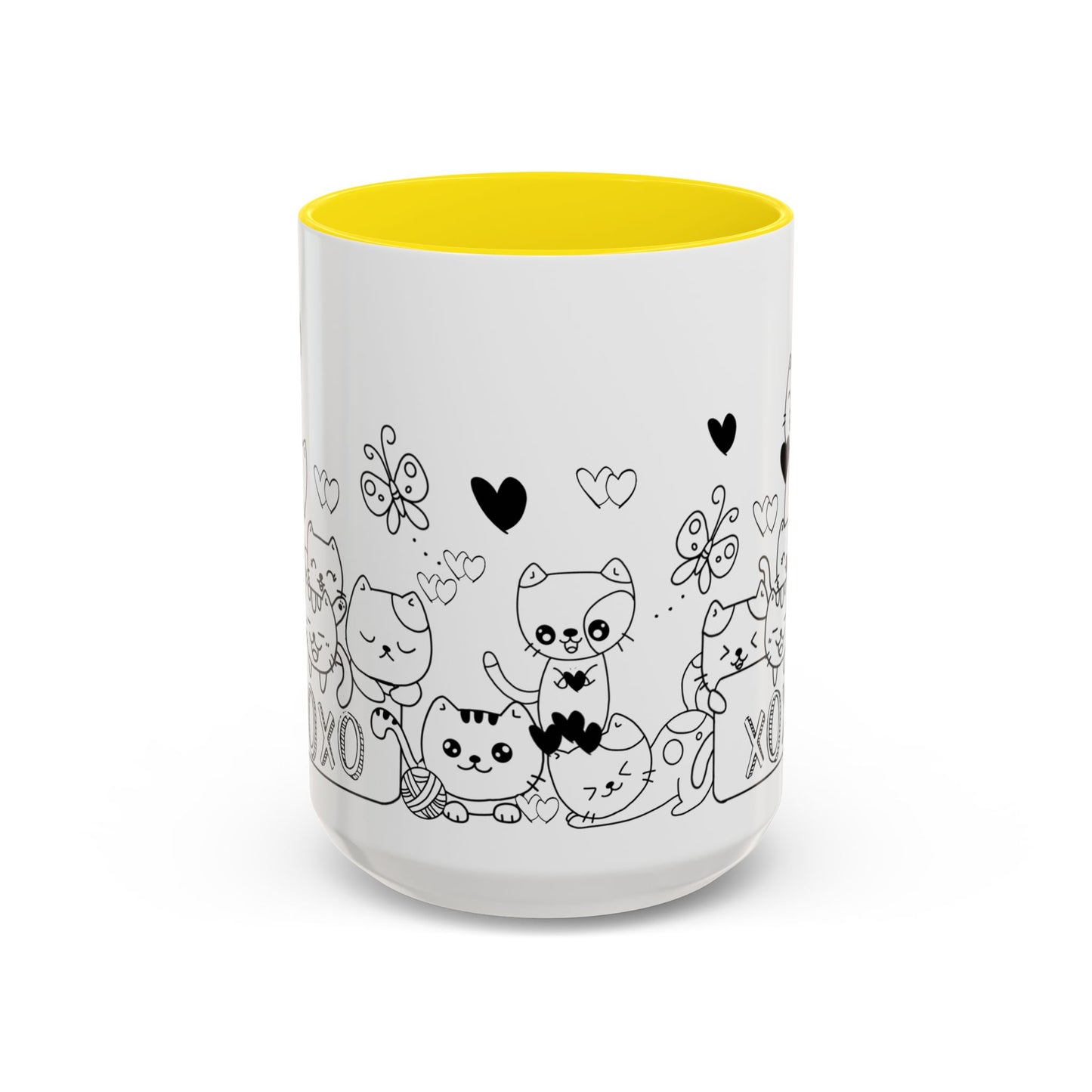 Coffee Mug - Valentine's Day Cat Love Mug for Cat Lovers