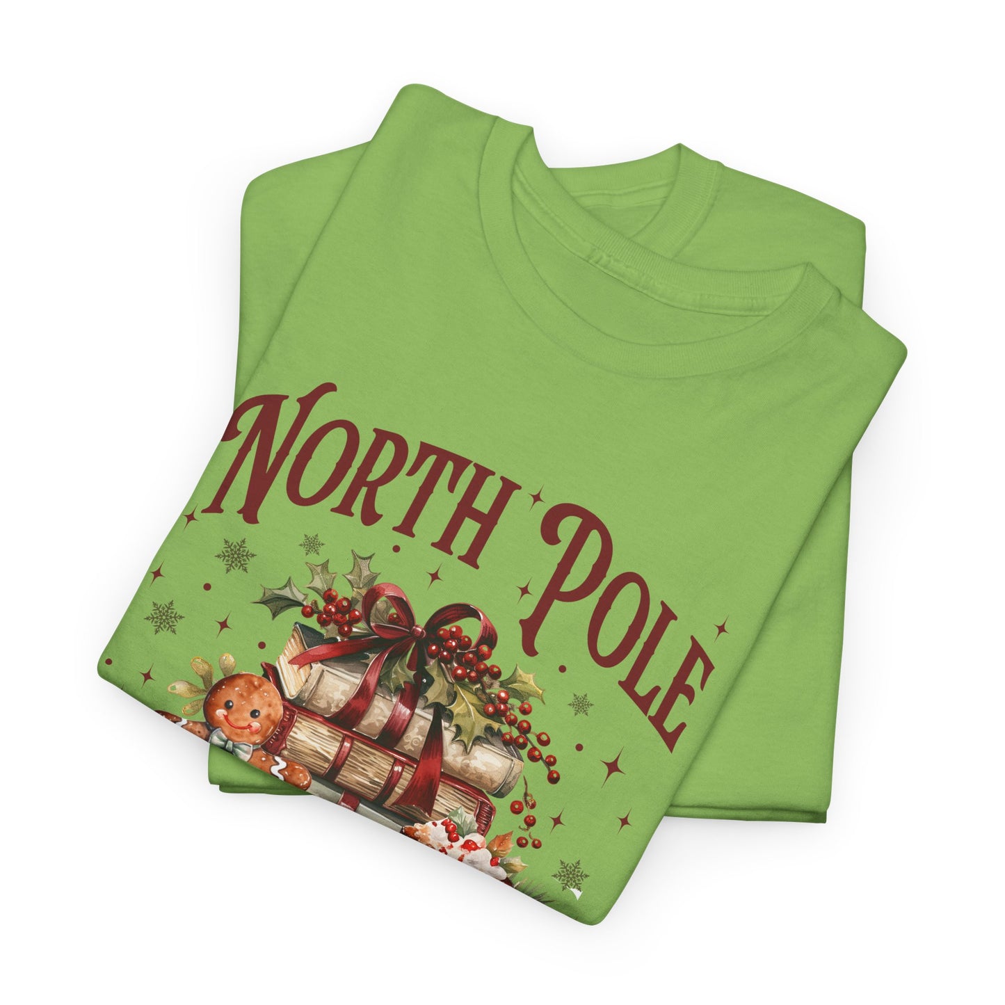 North Pole Book Club Unisex Heavy Cotton Tee - sizes S - 3X