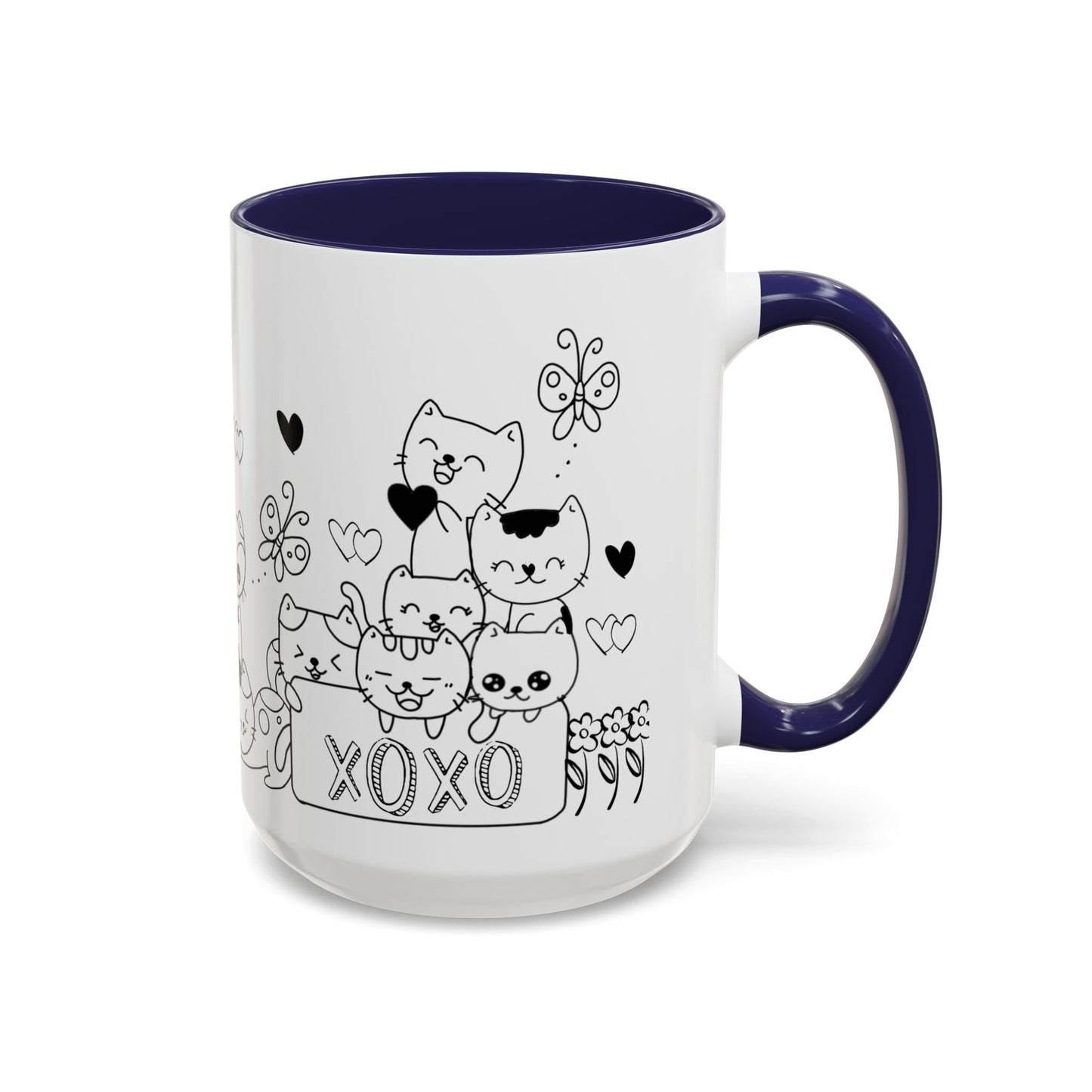 Coffee Mug - Valentine's Day Cat Love Mug for Cat Lovers
