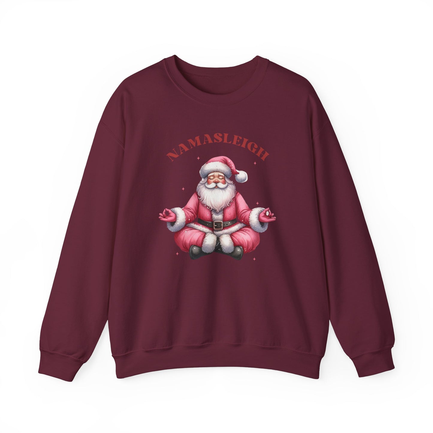 Santa Namasleigh Unisex Heavy Blend™ Crewneck Sweatshirt - size S - 3X