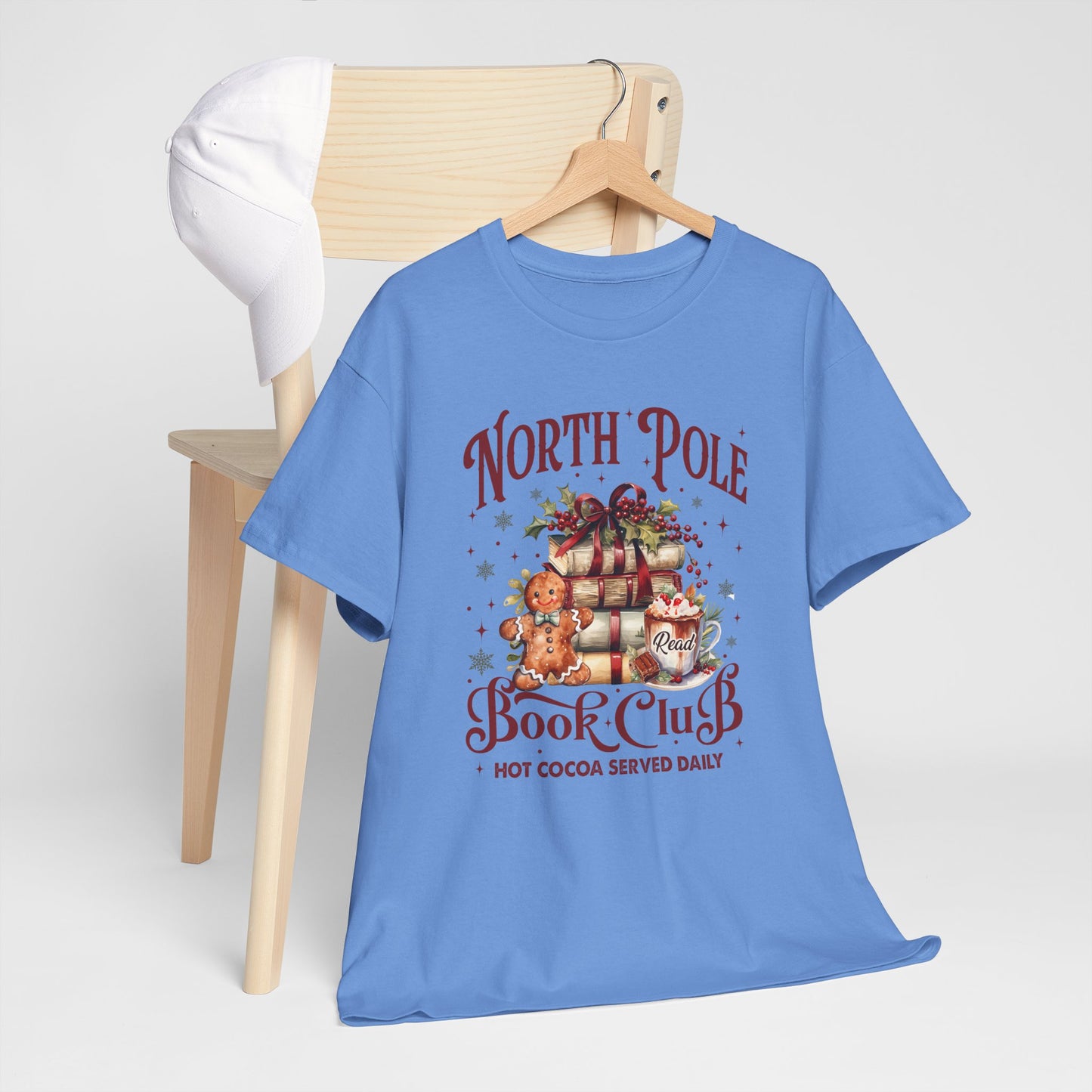 North Pole Book Club Unisex Heavy Cotton Tee - sizes S - 3X