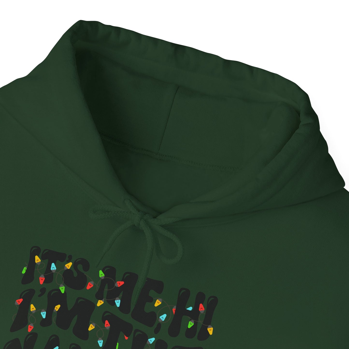 It's me, Hi, I'm the Naughty One Christmas Unisex Hoodie - Holiday Fun Cozy Sweatshirt - size X-5X