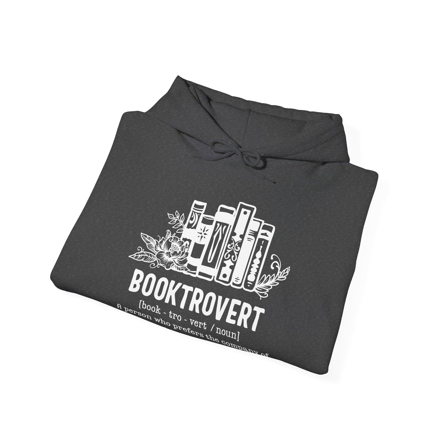 Booktrovert Hooded Sweatshirt - Funny Book Lover Gift - Warm & Cozy