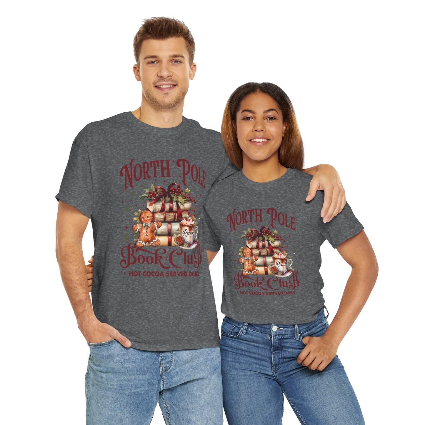 North Pole Book Club Unisex Heavy Cotton Tee - sizes S - 3X