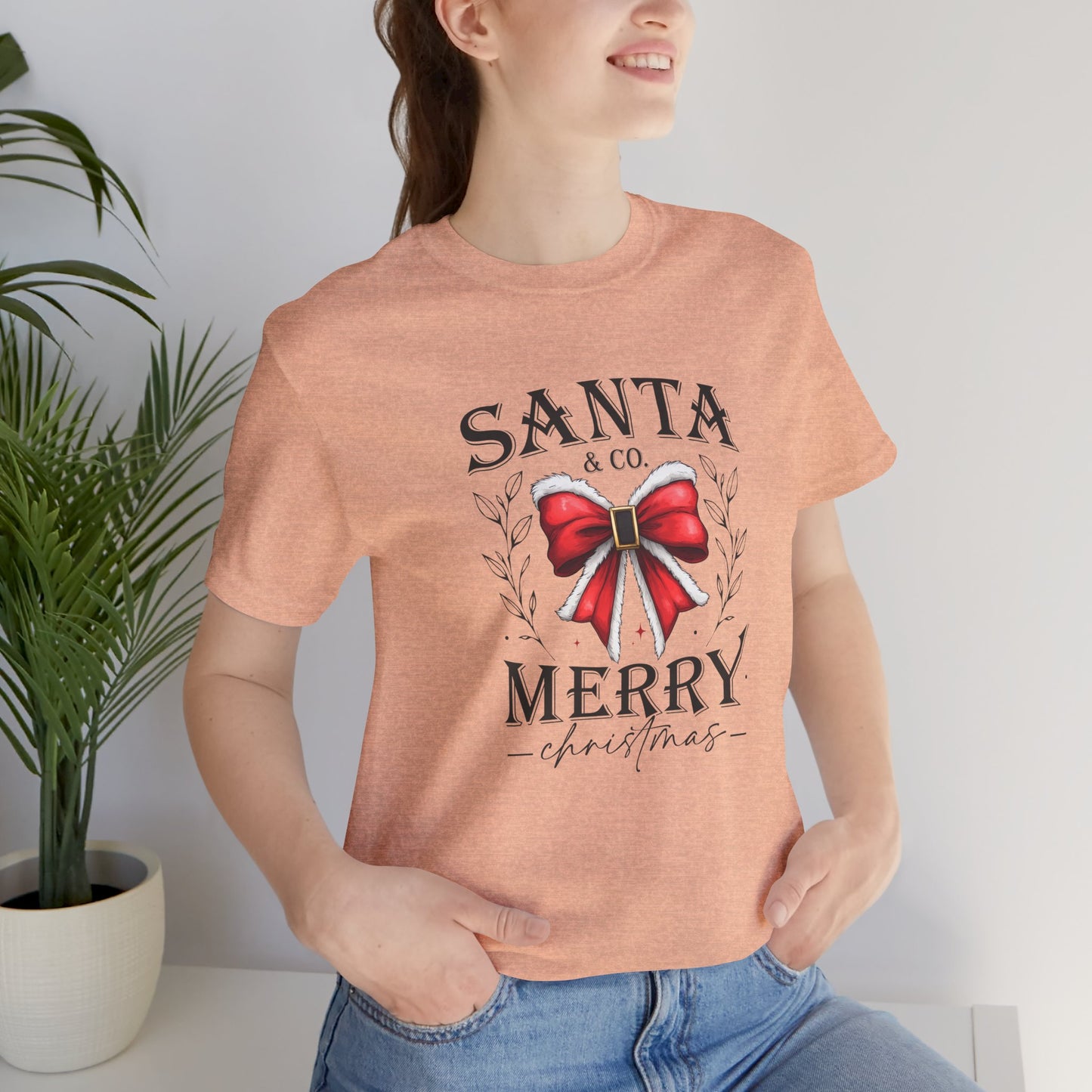 Santa and Co Merry Christmas Unisex Jersey Short Sleeve Tee - sizes S - 3X